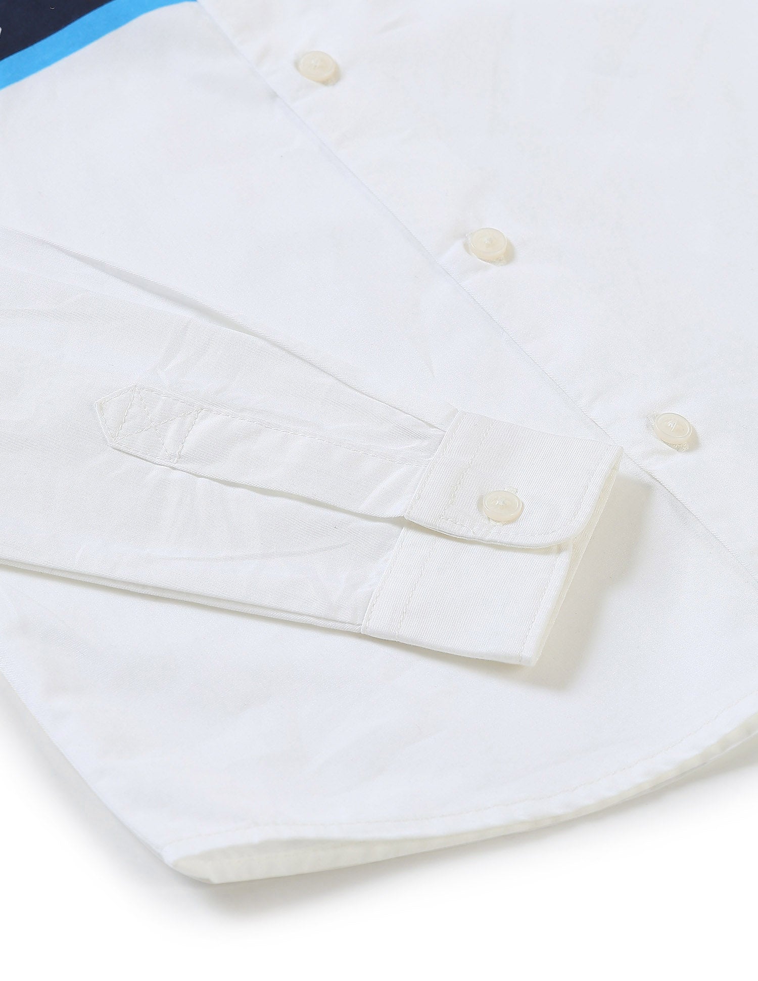 Twill Brand Printed Shirt White - U.S. Polo Assn. India | Large