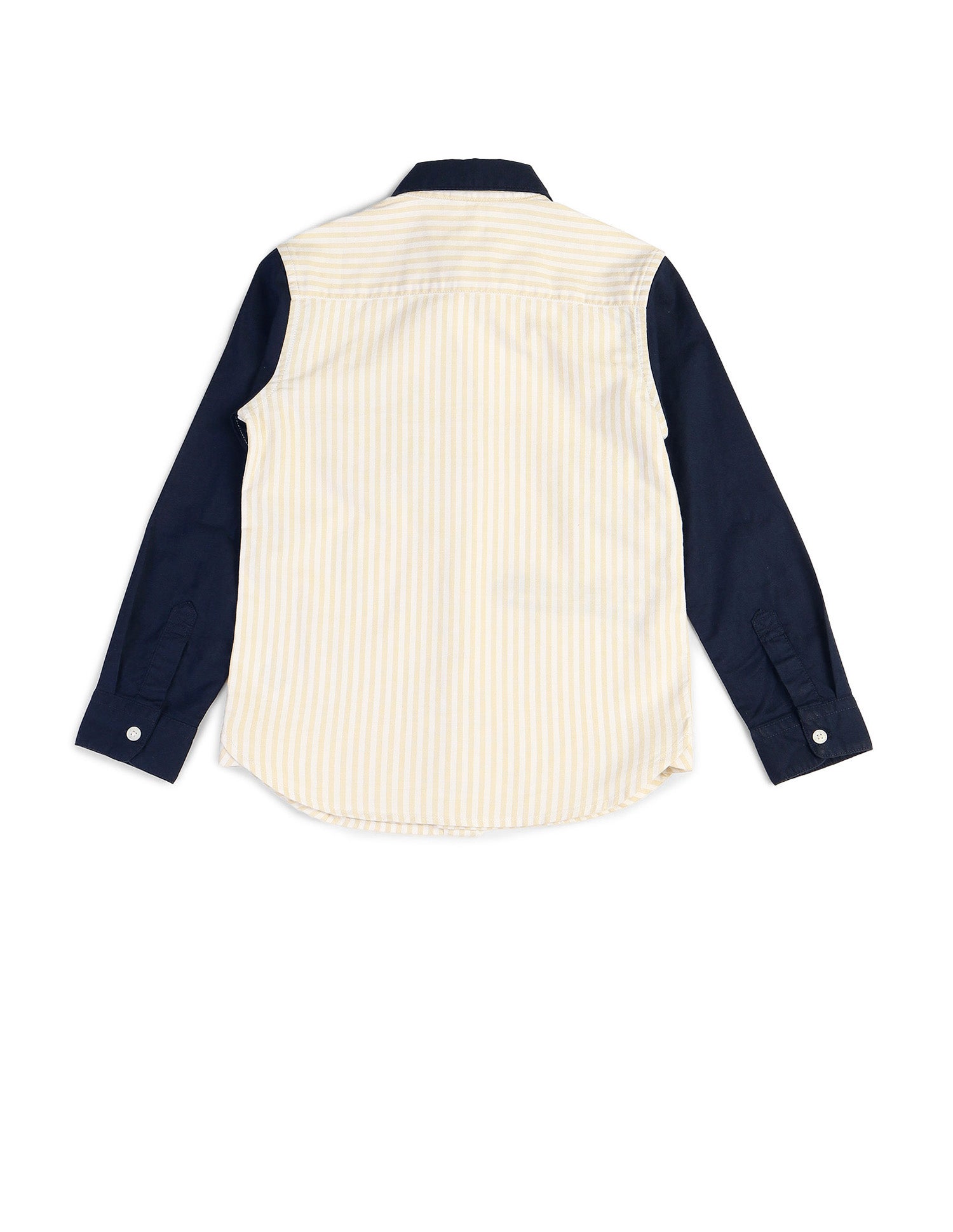 Boys Brand Embroidered Regular Fit Shirt Natural - U.S. POLO ASSN. | Large