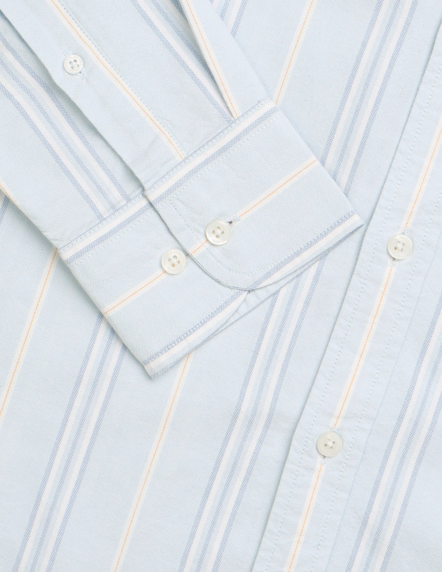 Vertical Striped Oxford Shirt Light Blue - U.S. Polo Assn. India | Large