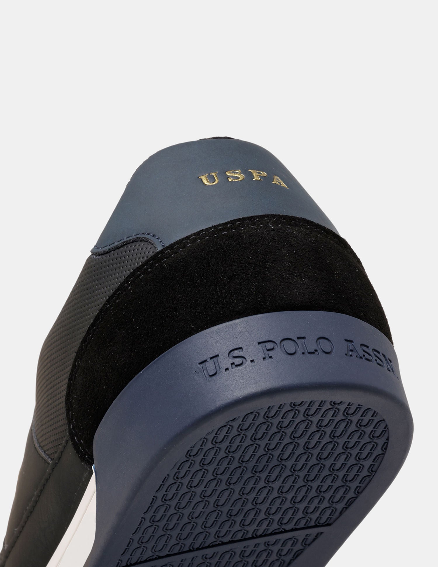 Men Moreno Smart Casuals Sneakers Black - U.S. POLO ASSN. | Large