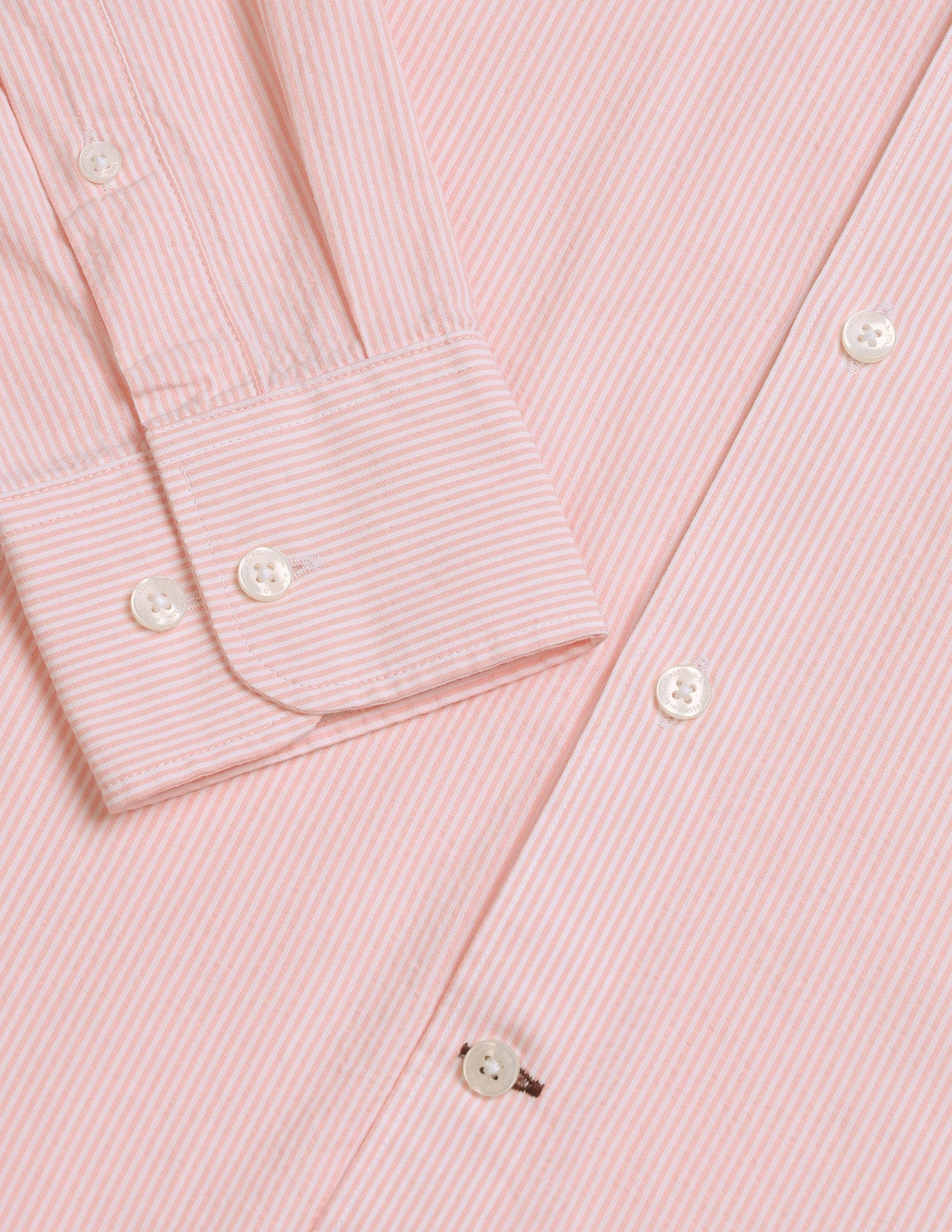 Vertical Striped Seersucker Shirt Pink - U.S. Polo Assn. India | Large