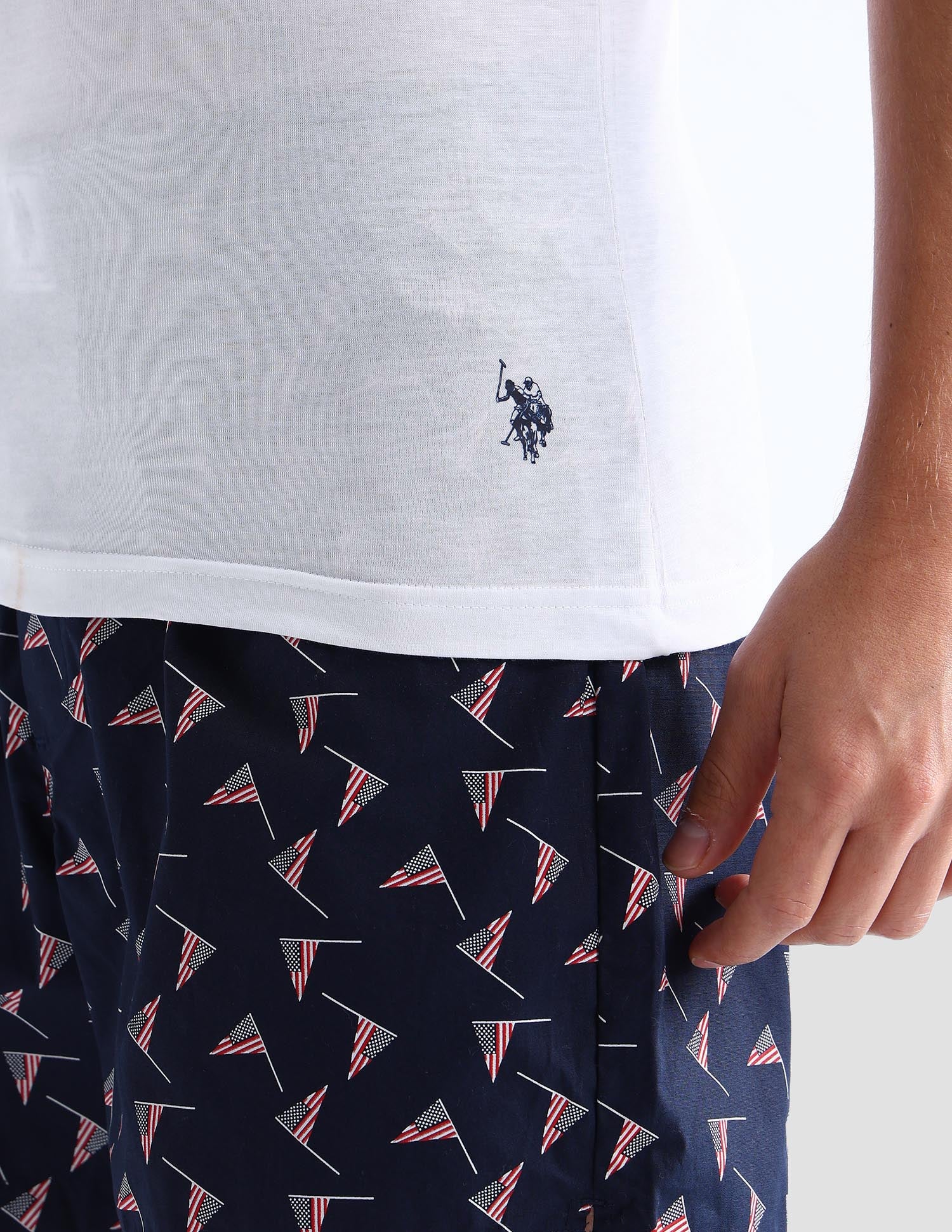 Comfort Fit Pure Cotton I024 Vest - Pack Of 1 White - U.S. POLO ASSN. | Large