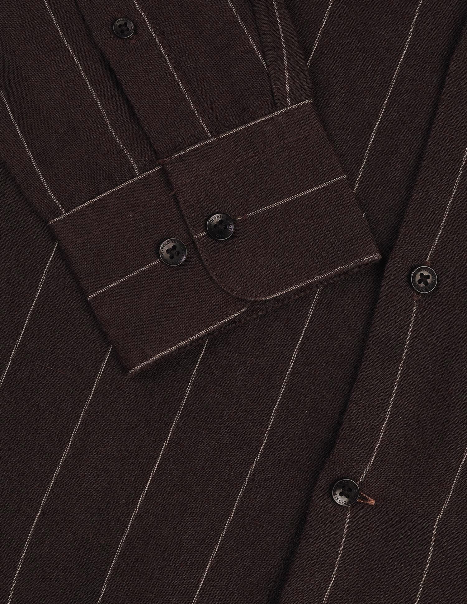 Vertical Striped Sotogrande Shirt Choco - U.S. Polo Assn. India | Large