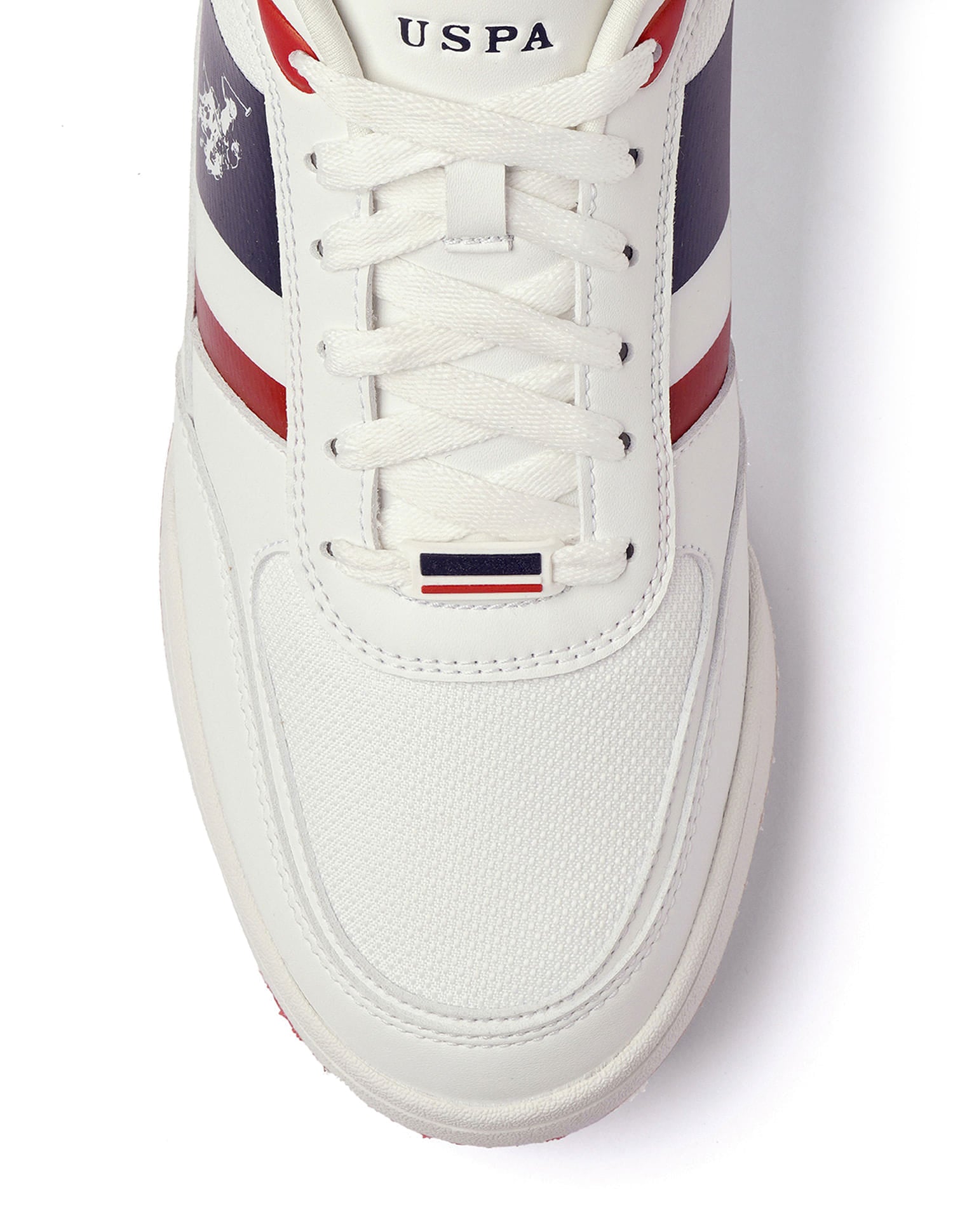 Men Luis Colourblocked Sneakers Off White - U.S. Polo Assn. India | Large