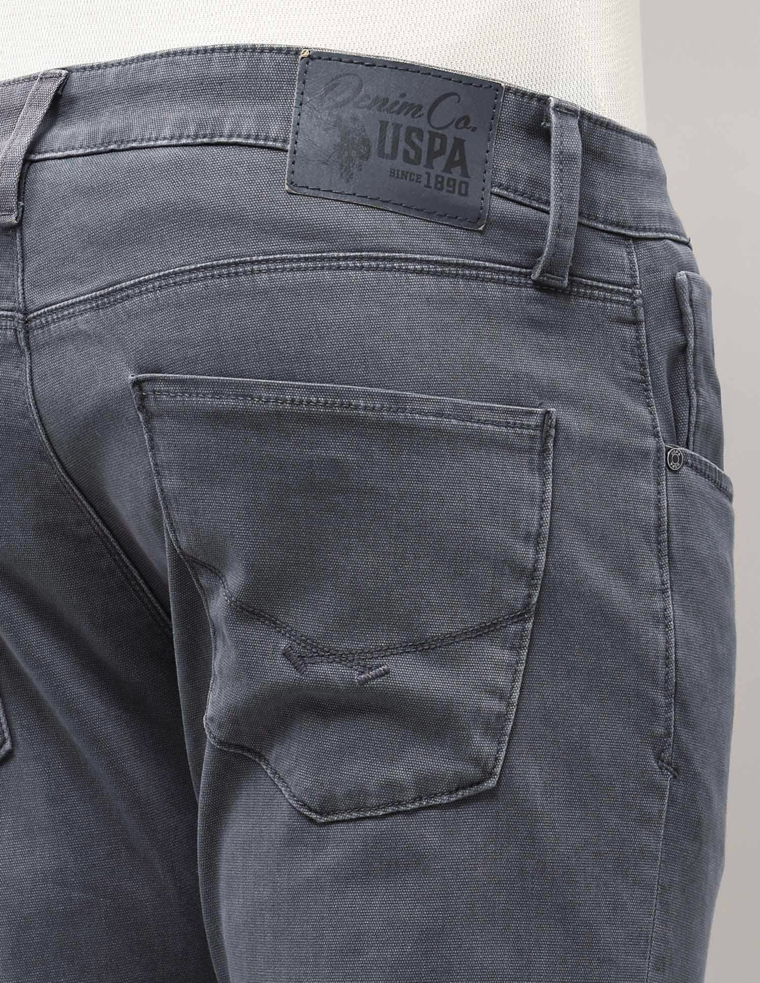 Henry Tapered Fit Whiskered  Jeans Grey - U.S. Polo Assn. India | Large