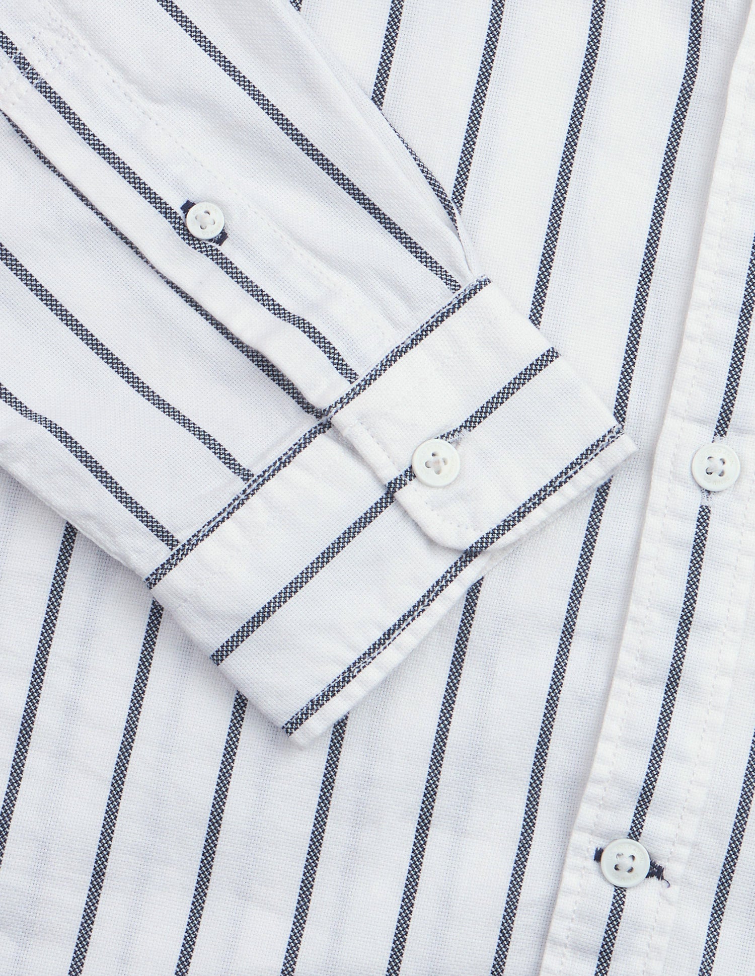 Vertical Striped Regular Fit Shirt White - U.S. Polo Assn. India | Large