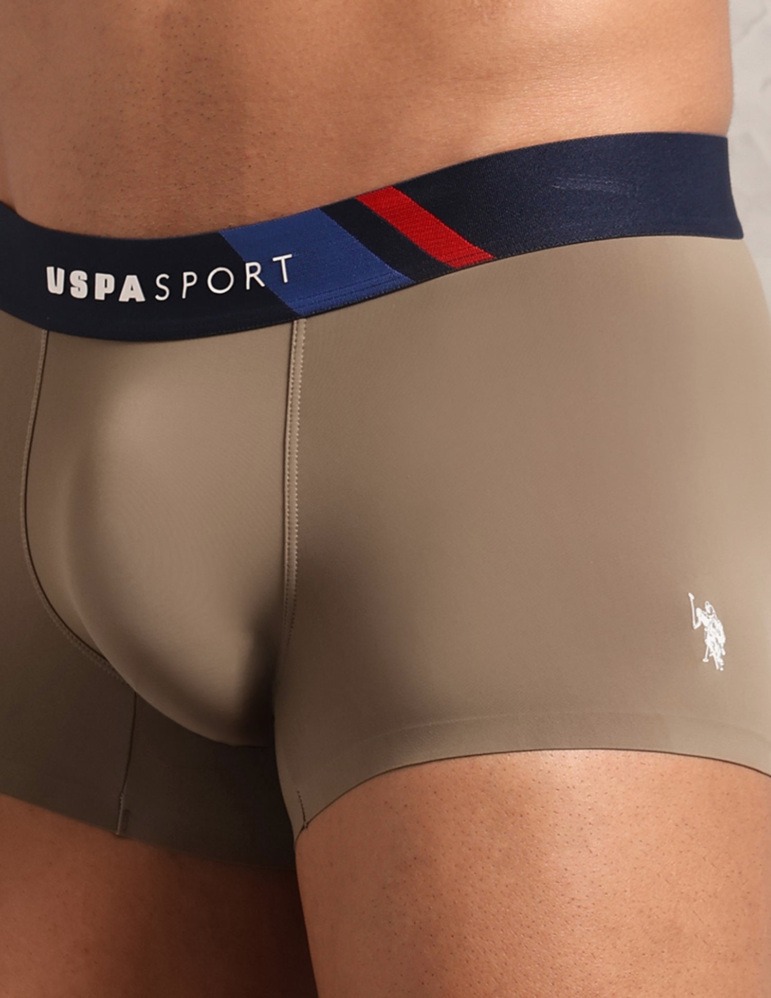 High Stretch Seamless RT001 Trunk Light Brown - U.S. Polo Assn. India | Large
