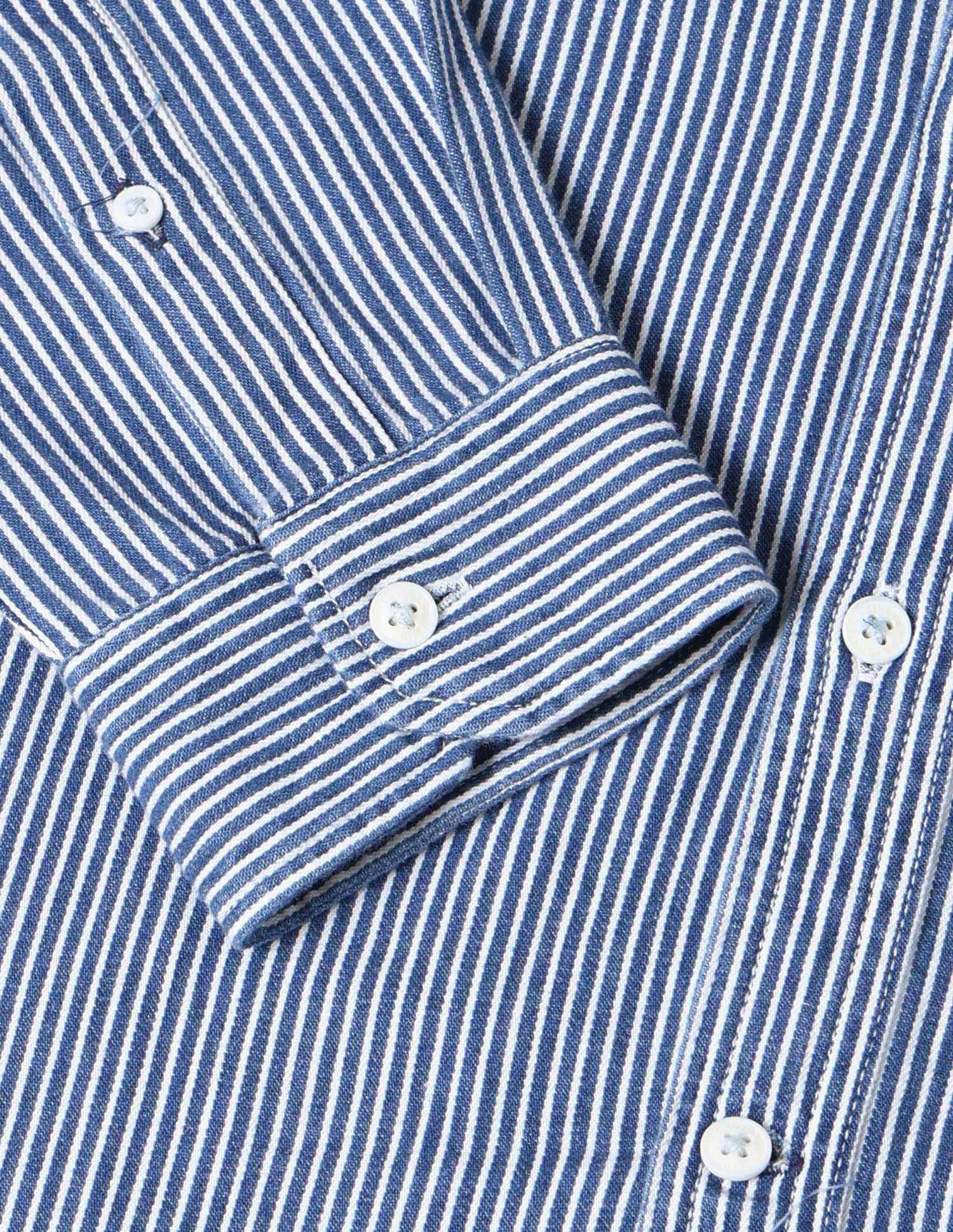 Vertical Striped Regular Fit Shirt Indigo - U.S. Polo Assn. India | Large