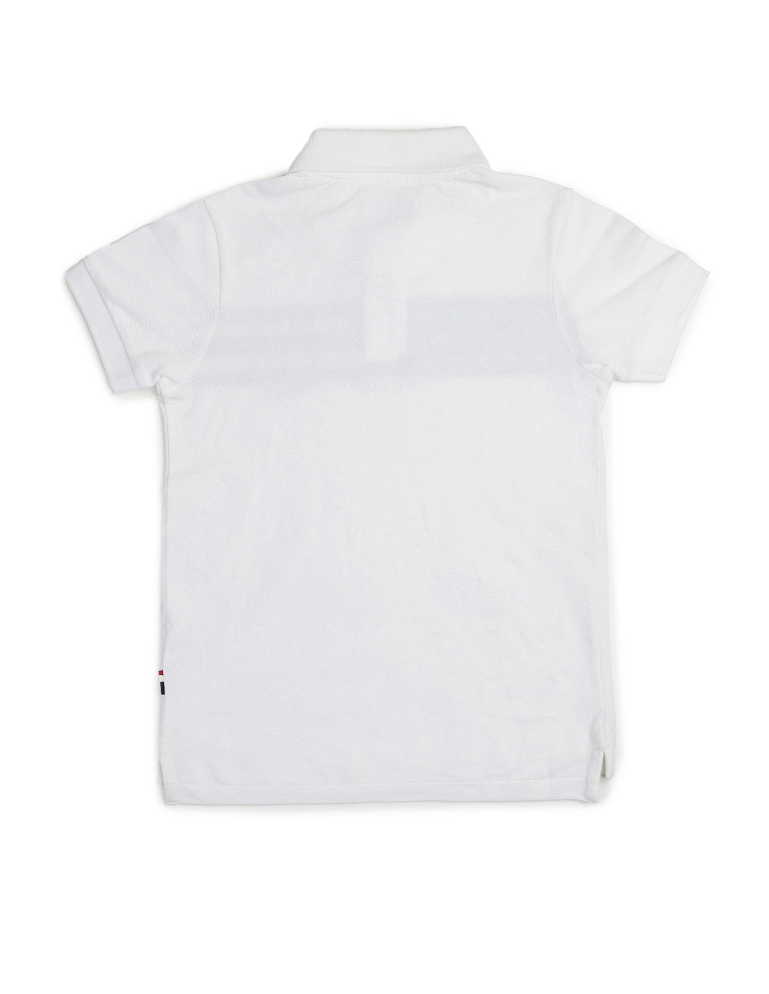 Boys Graphic Printed Regular Fit Polo Shirt White - U.S. POLO ASSN. | Large