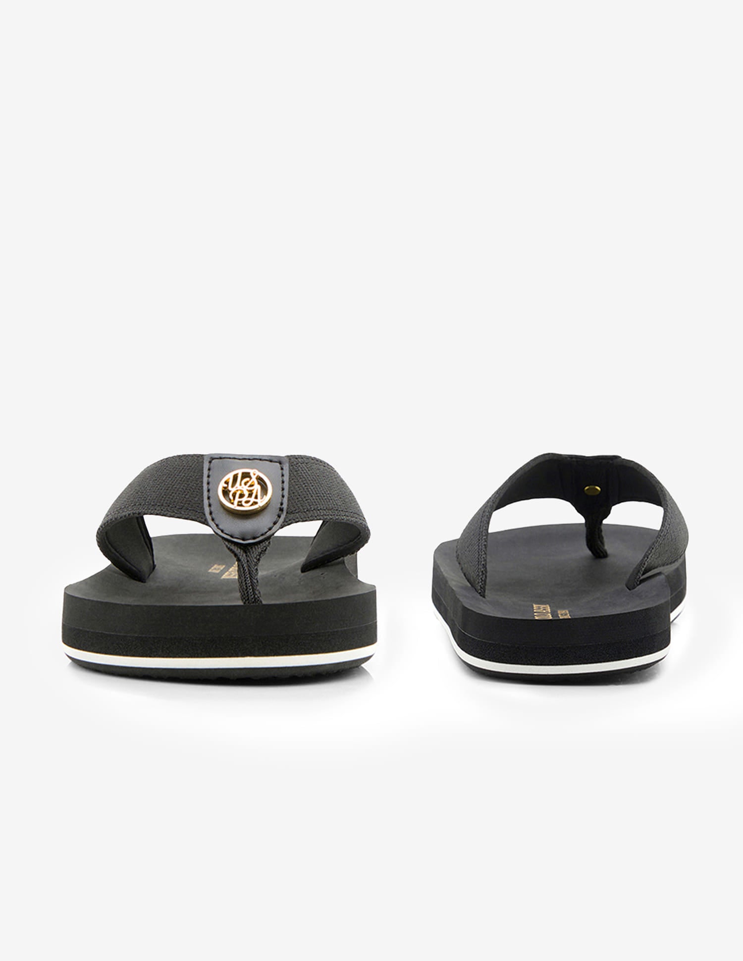 Sui Flip Flops Black - U.S. Polo Assn. India | Large