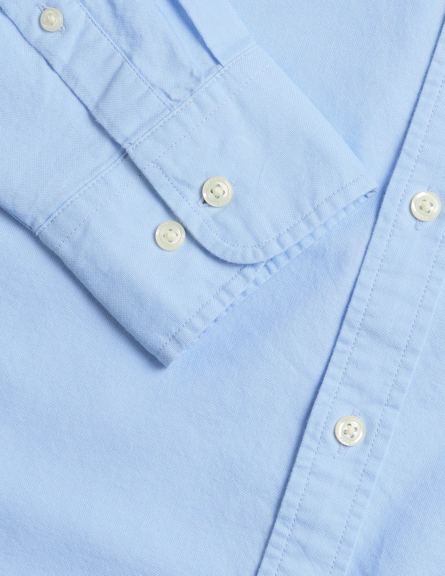 Tailored Fit Oxford Button Down Shirt Light Blue - U.S. Polo Assn. India | Large