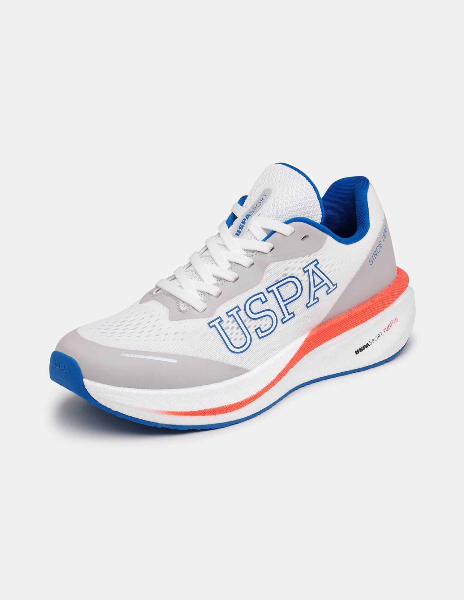 Men Rainer USPA Sport Runpro Running Shoes White - U.S. Polo Assn. India | Large