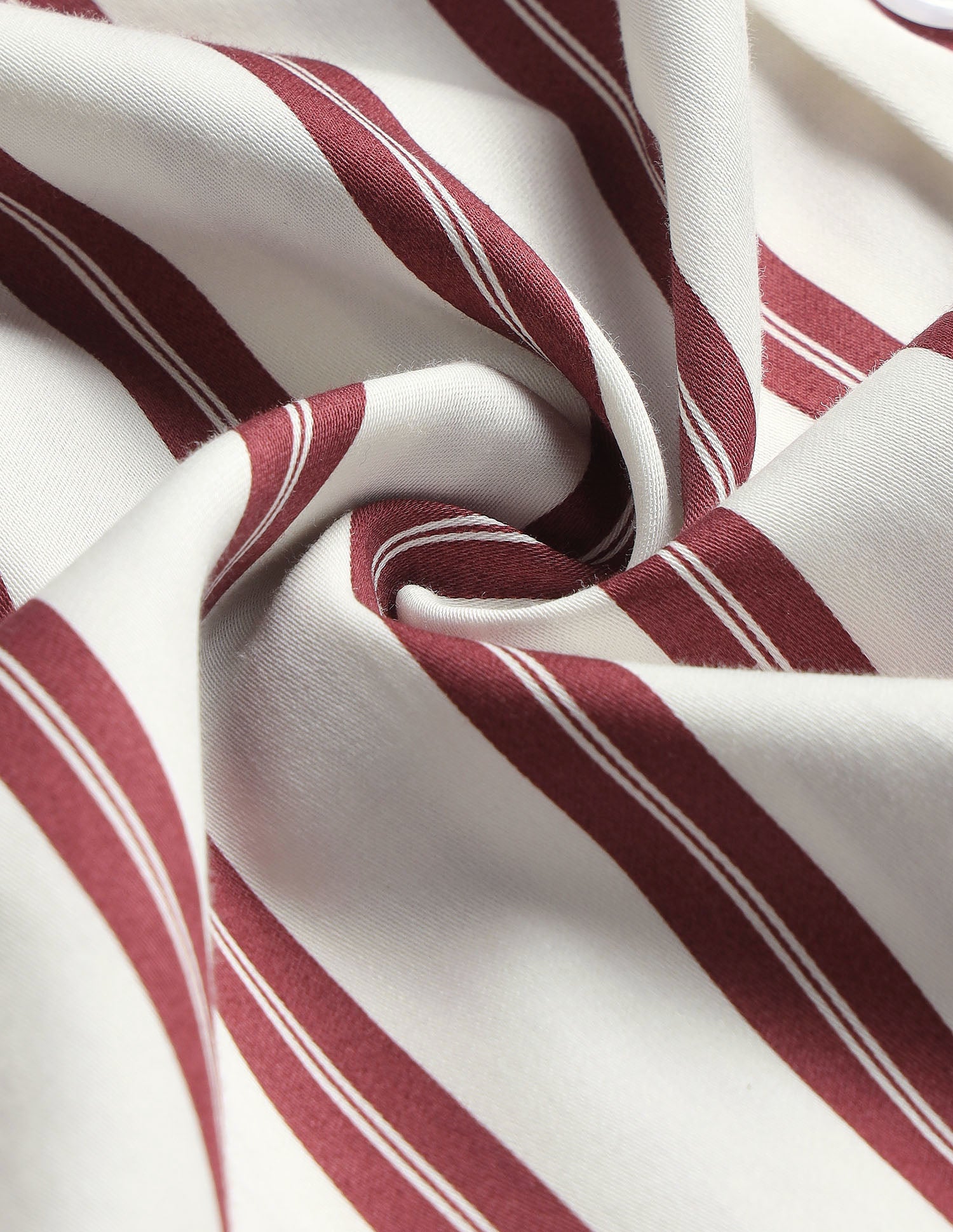 New Port Marina Vertical Striped Shirt Burgundy - U.S. Polo Assn. India | Large