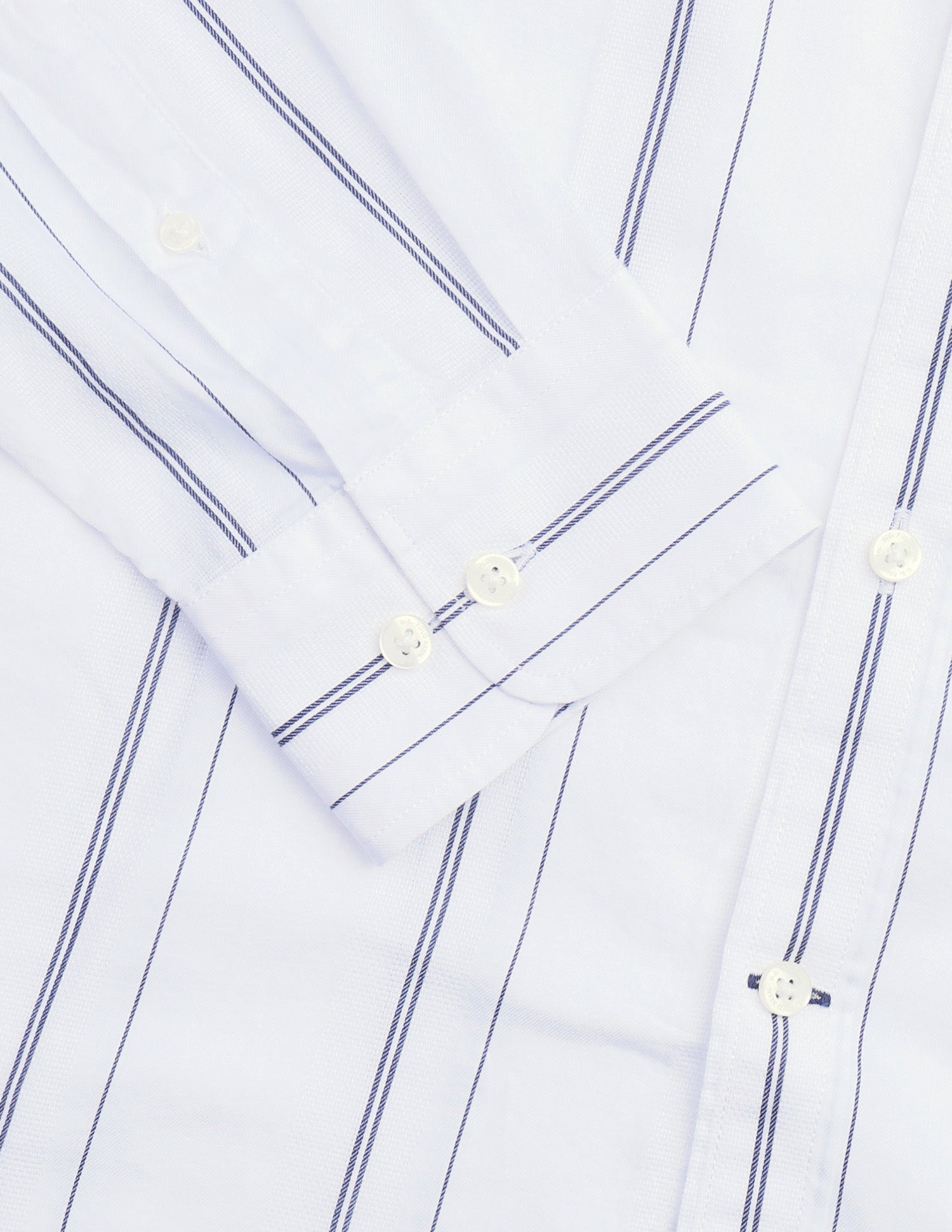Vertical Striped Tailored Fit Shirt White - U.S. Polo Assn. India | Large