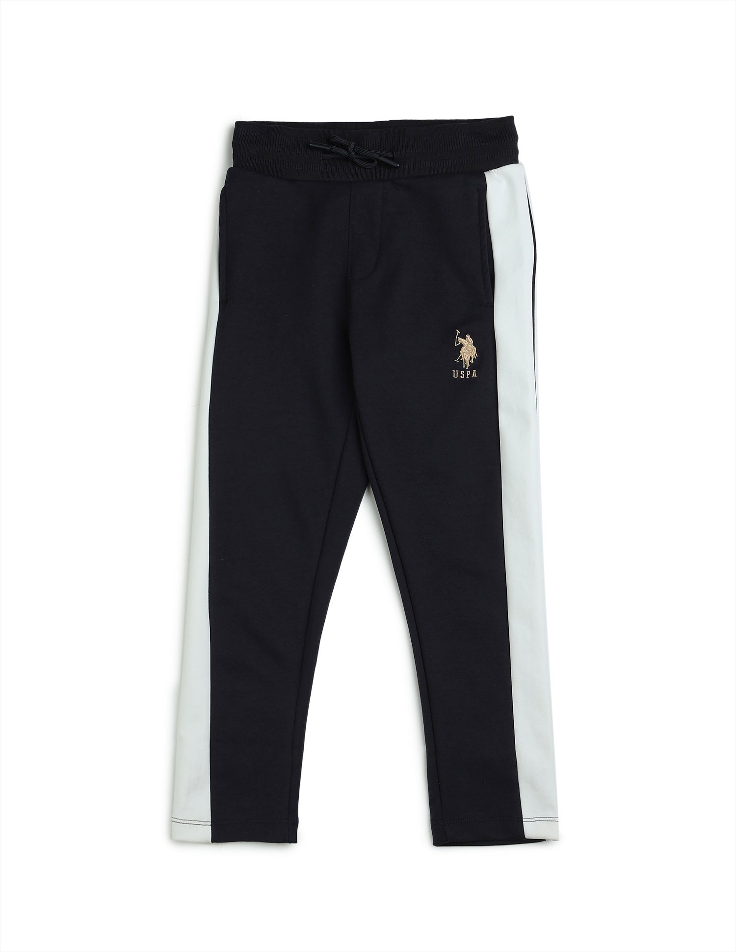 Boys Solid Regular Fit Trackpant Navy - U.S. POLO ASSN. | Large