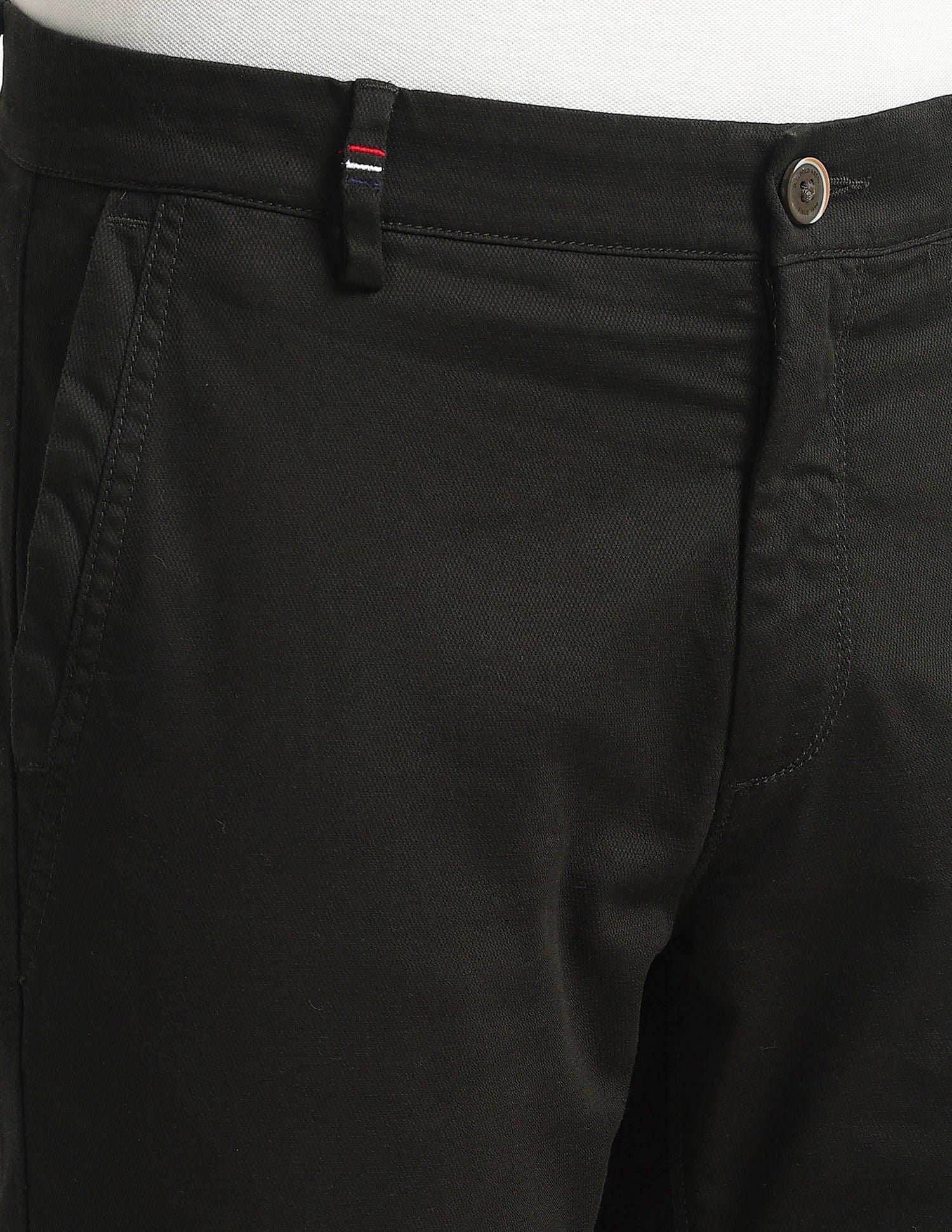 Austin Fit Solid Trousers Olive - U.S. POLO ASSN. | Large