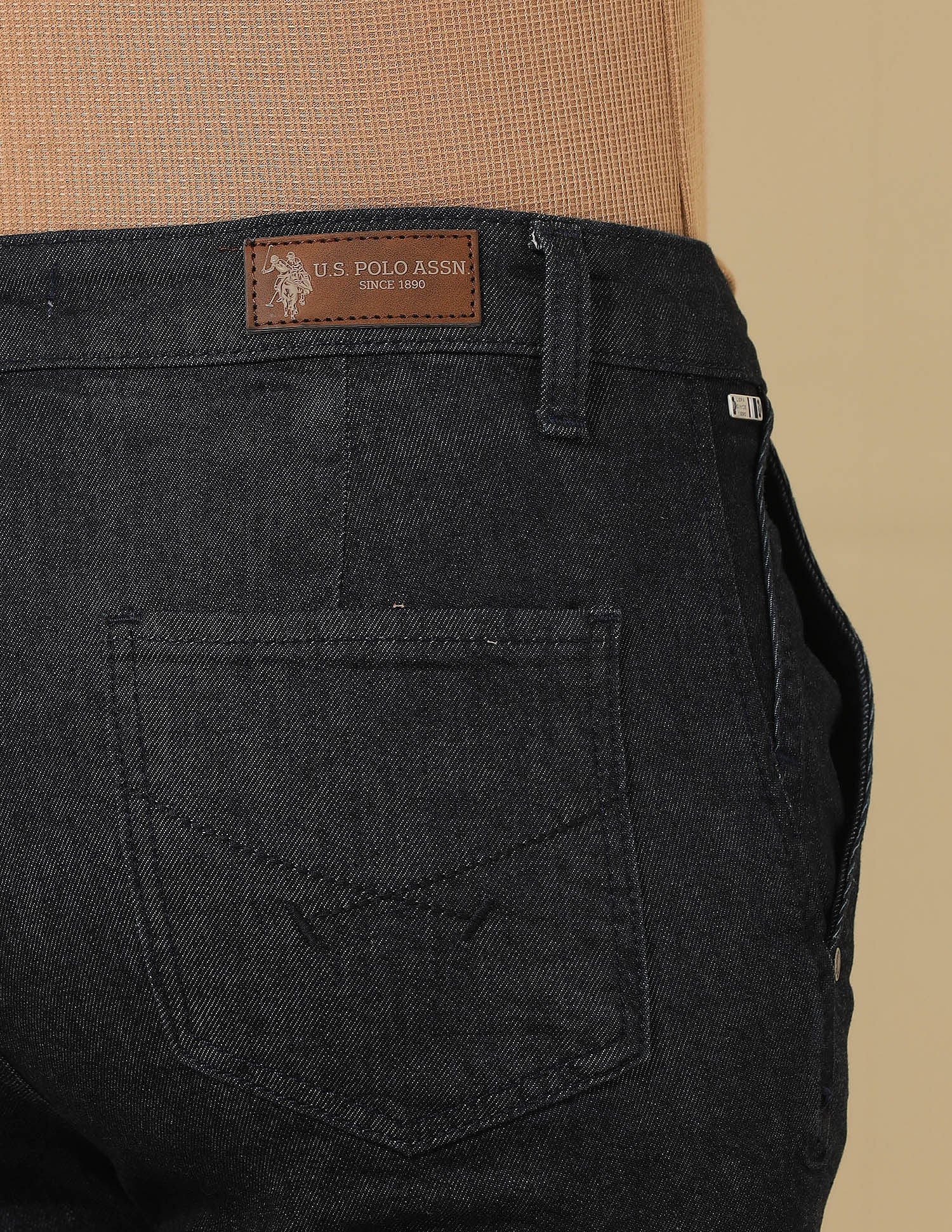 High Rise Bootcut Jeans Rinse Blue - U.S. Polo Assn. India | Large
