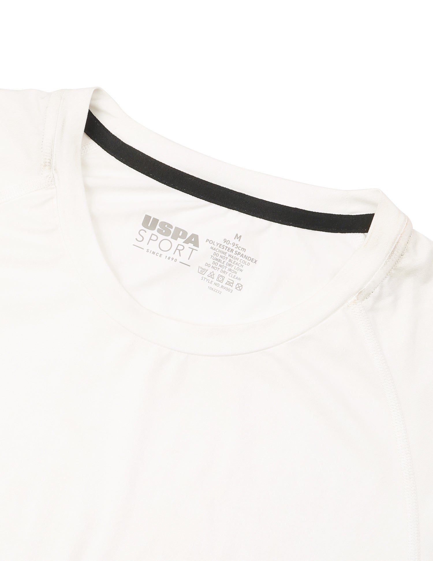 Essential Sports RV003 Compression T-Shirt White - U.S. Polo Assn. India | Large