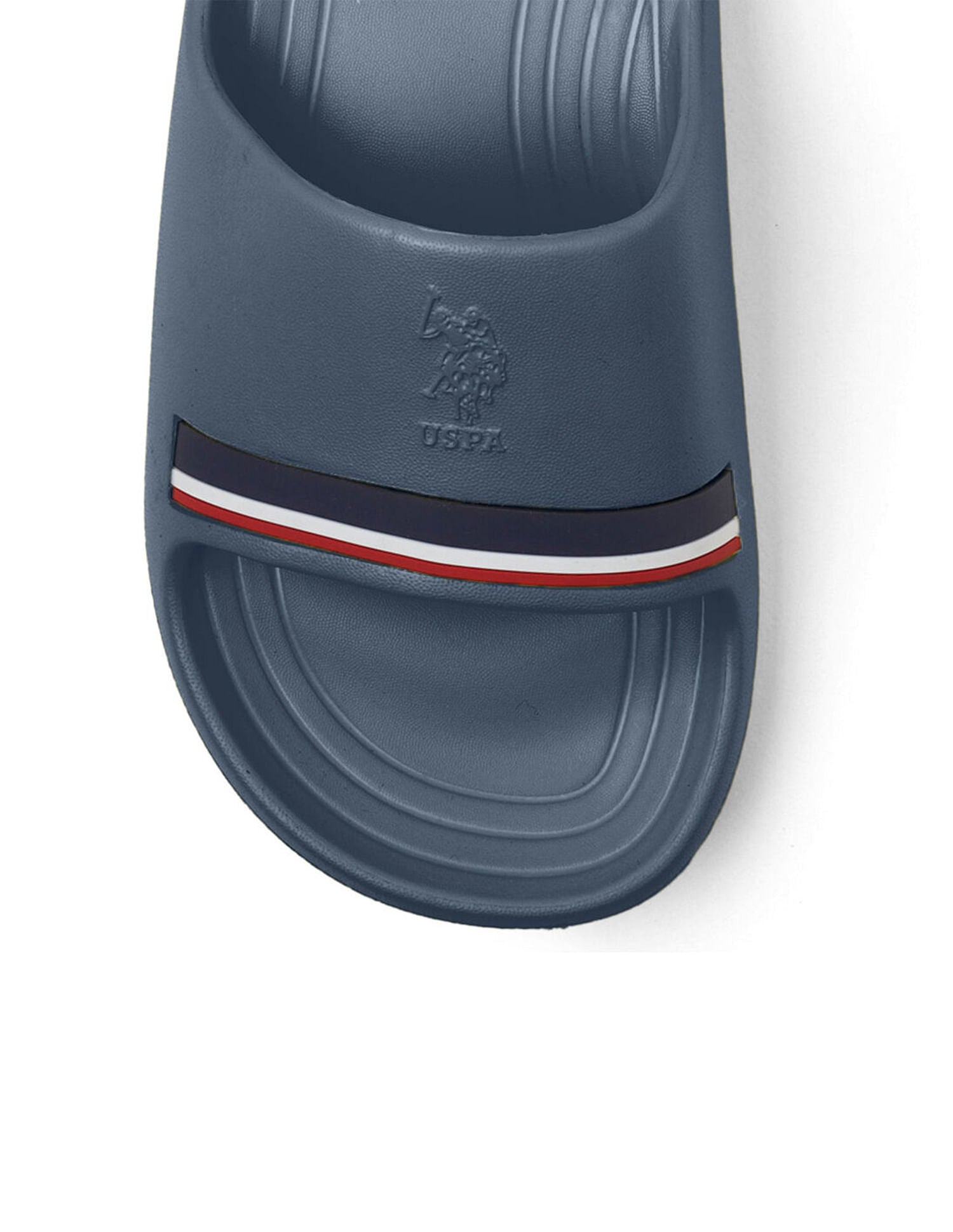 Men Easton Navy Foam Walk Sliders Navy - U.S. Polo Assn. India | Large
