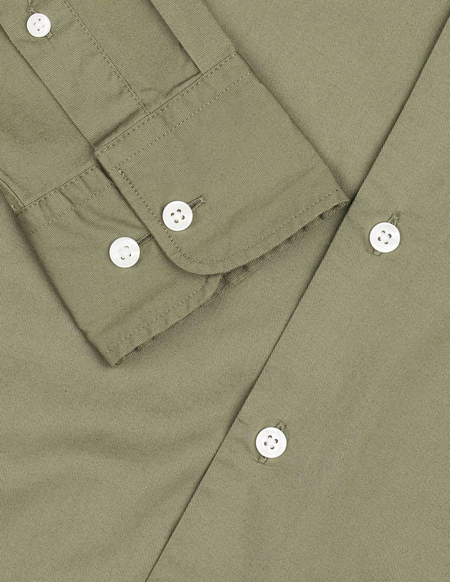 Twill Solid Shirt Olive - U.S. Polo Assn. India | Large