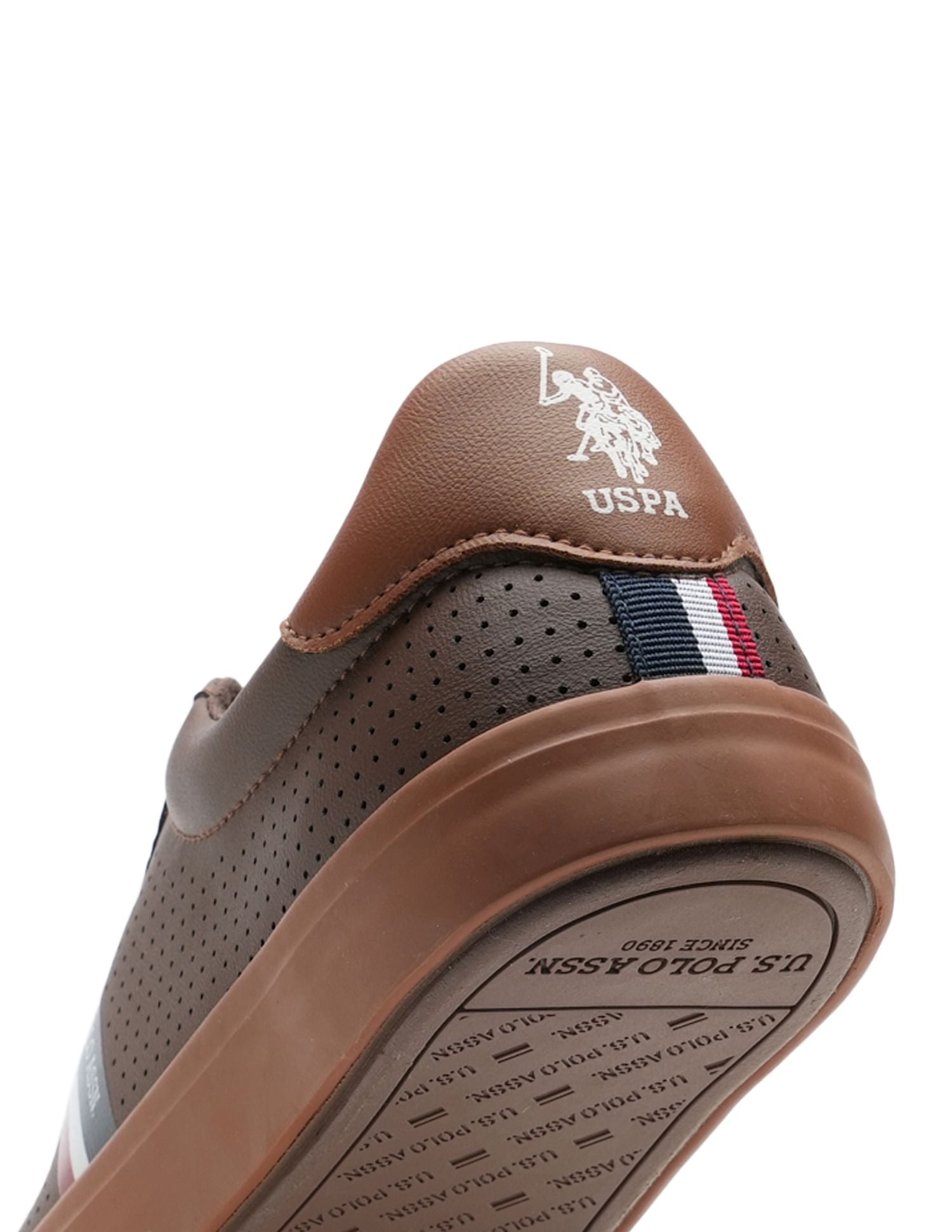Men Perforated Capron 2.0 Sneakers Tan - U.S. Polo Assn. India | Large
