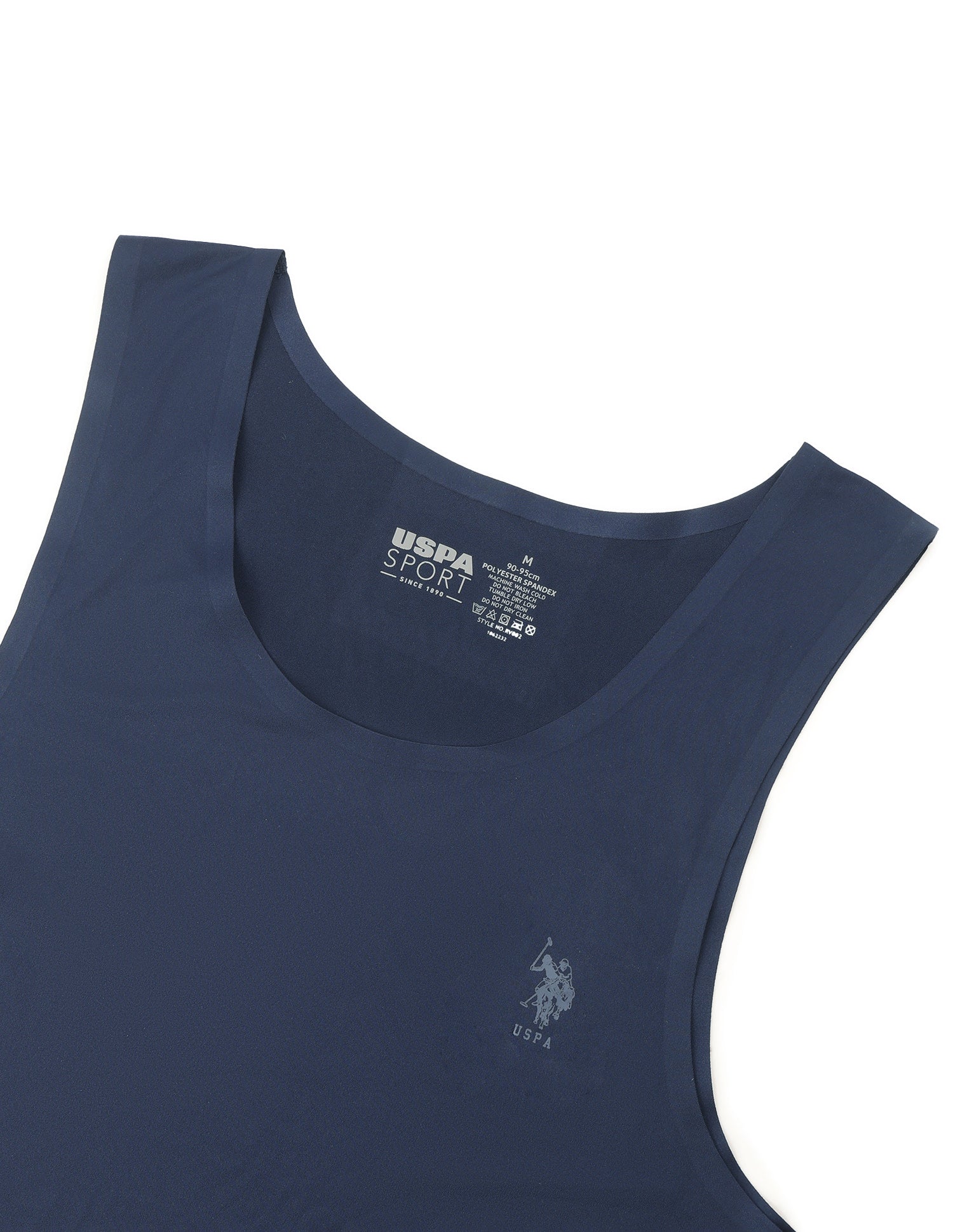 Essential Sports RV002 Seamless Vest Navy - U.S. Polo Assn. India | Large