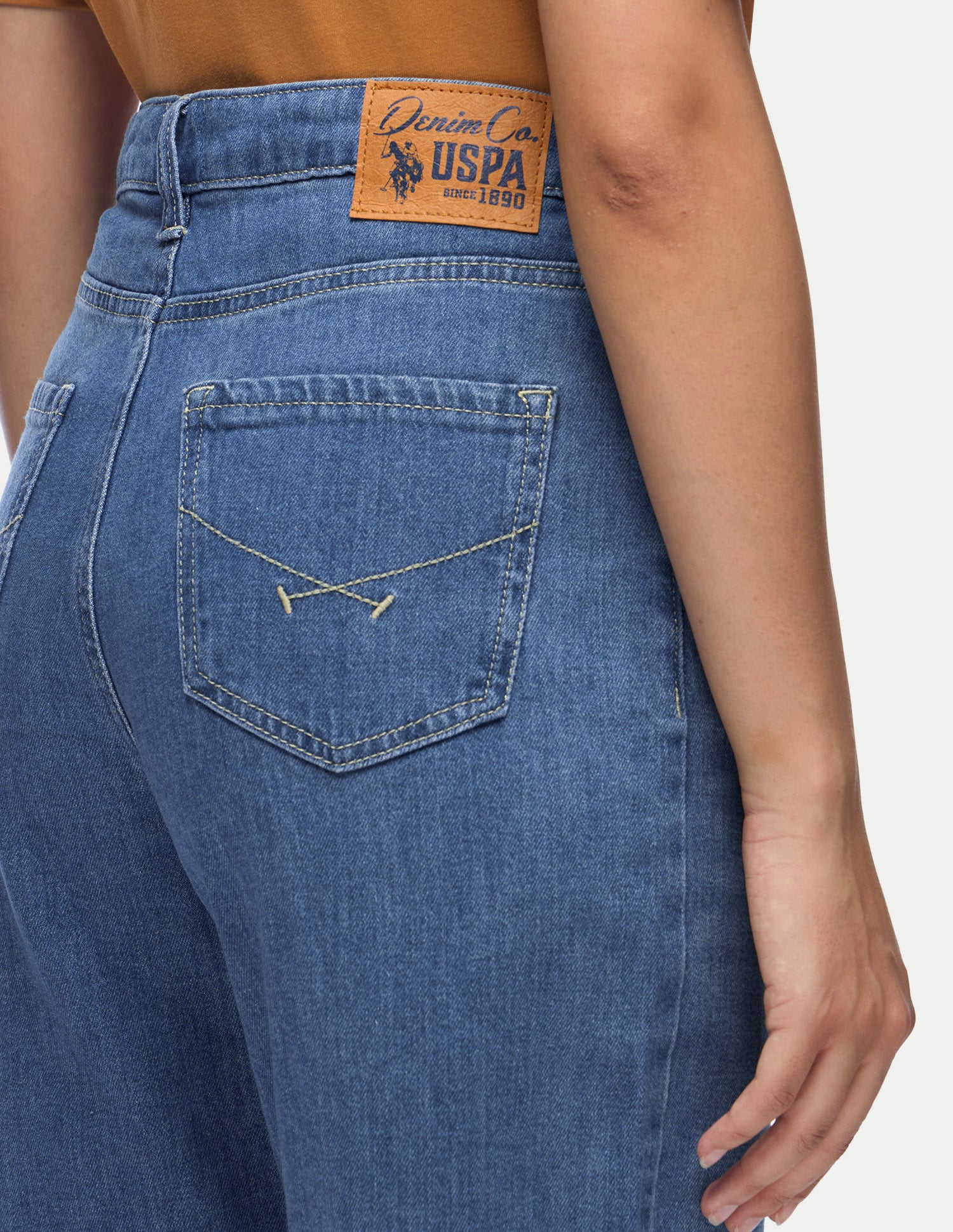 Straight Fit Blue Jeans Blue - U.S. Polo Assn. India | Large