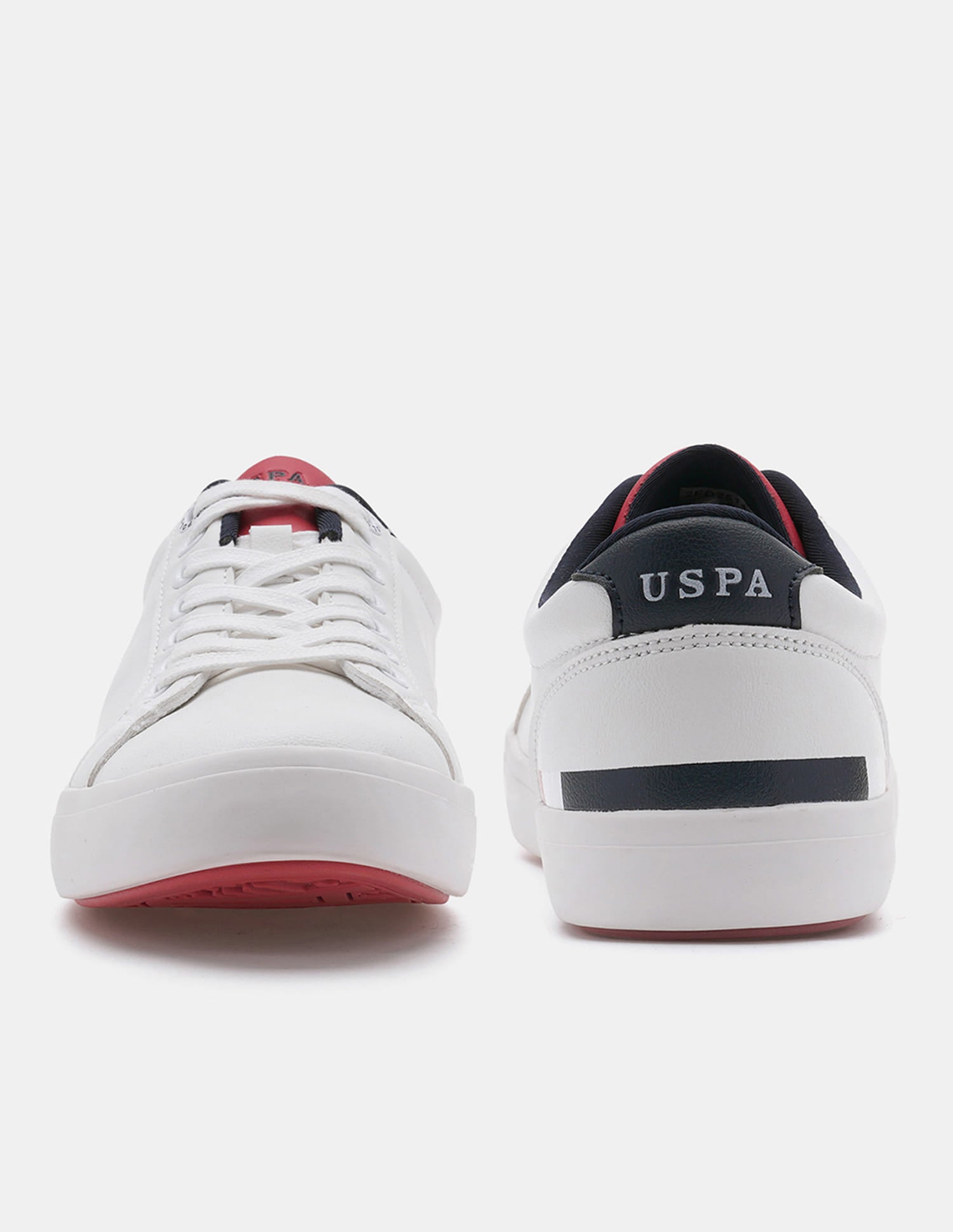 Round Toe Anton 3.0 Solid Sneakers Off-White - U.S. Polo Assn. India | Large