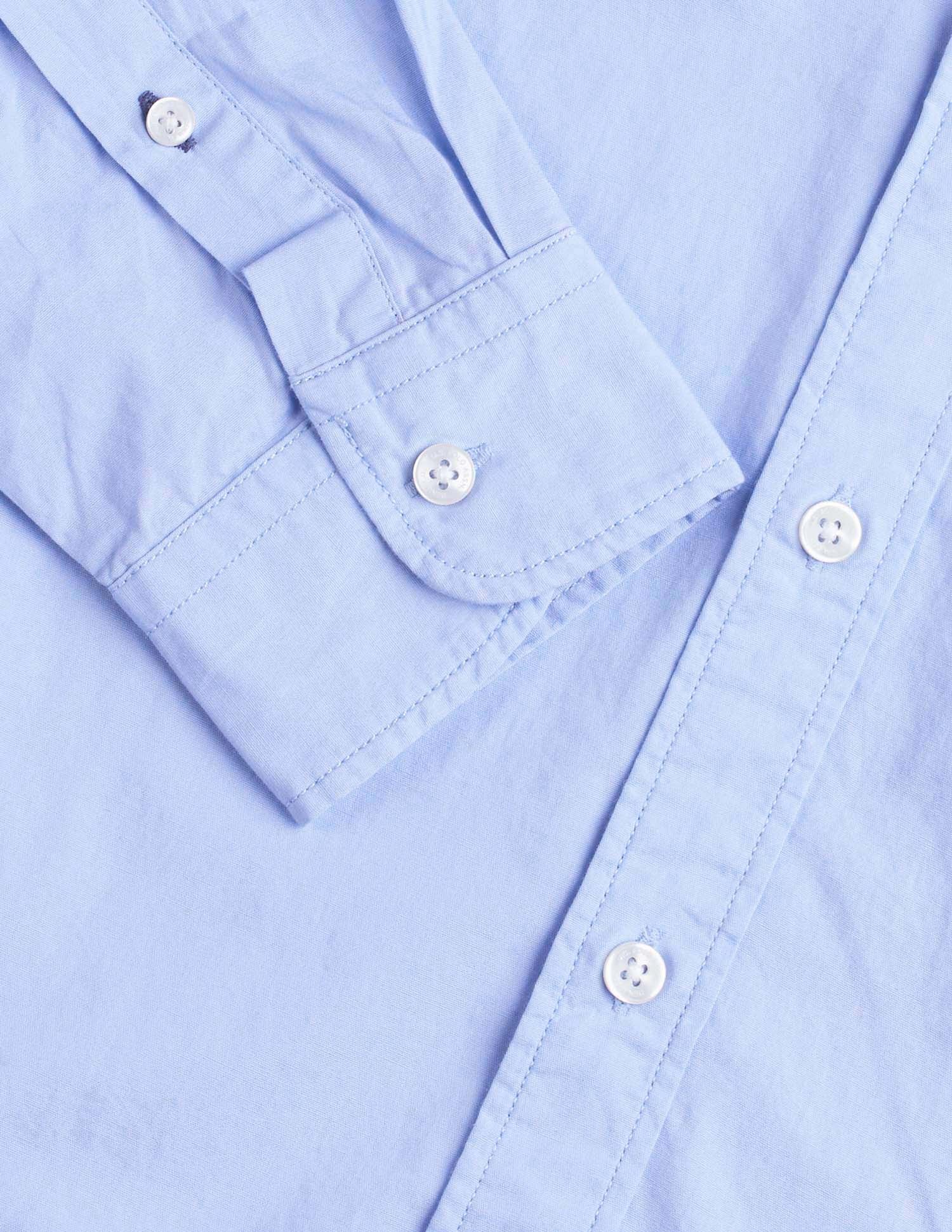 Pure Cotton Regular Fit Shirt Light Blue - U.S. Polo Assn. India | Large
