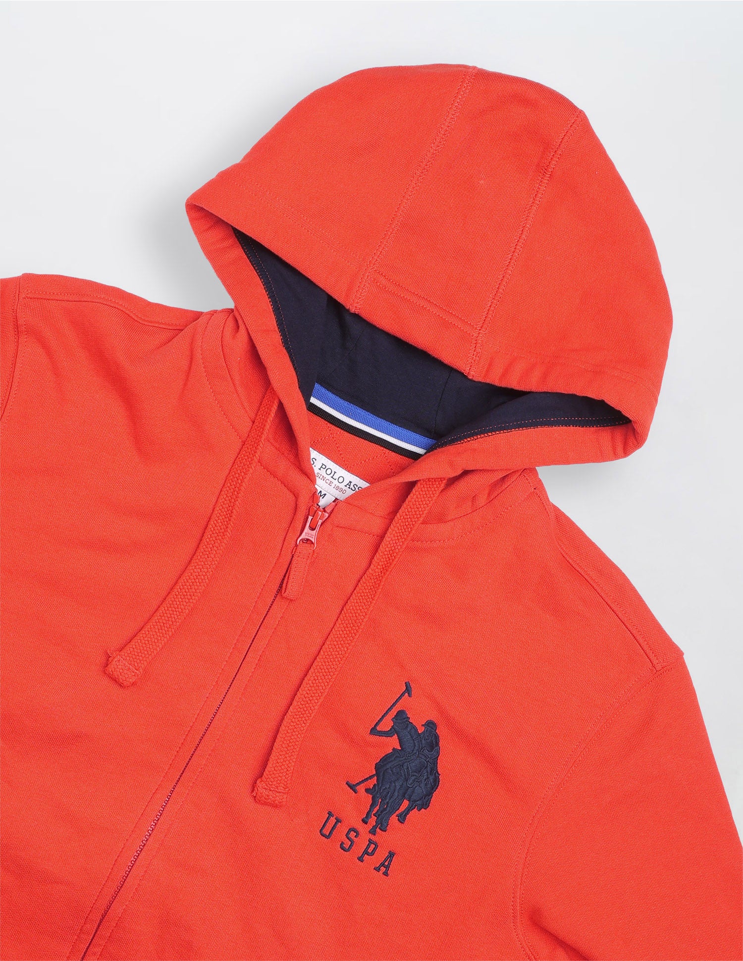 Solid Regular Fit Sweatshirt Red - U.S. Polo Assn. India | Large