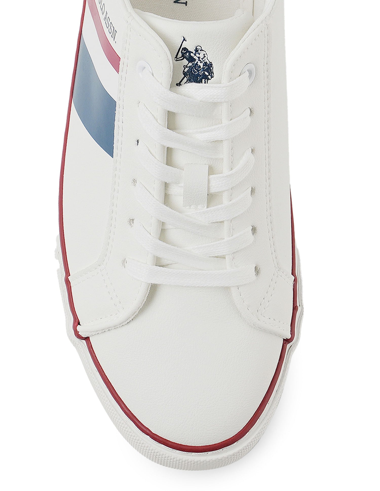 Men Brand Stripe Martinez 3.0 Sneakers Off White - U.S. Polo Assn. India | Large