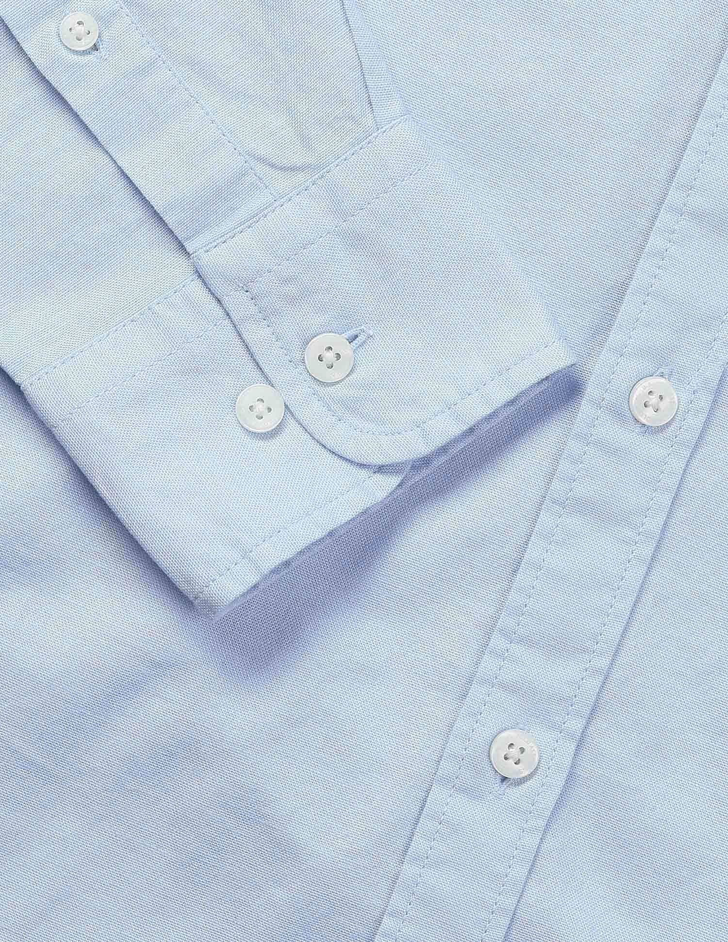 Solid Oxford Stretch Button Down Shirt Blue - U.S. Polo Assn. India | Large