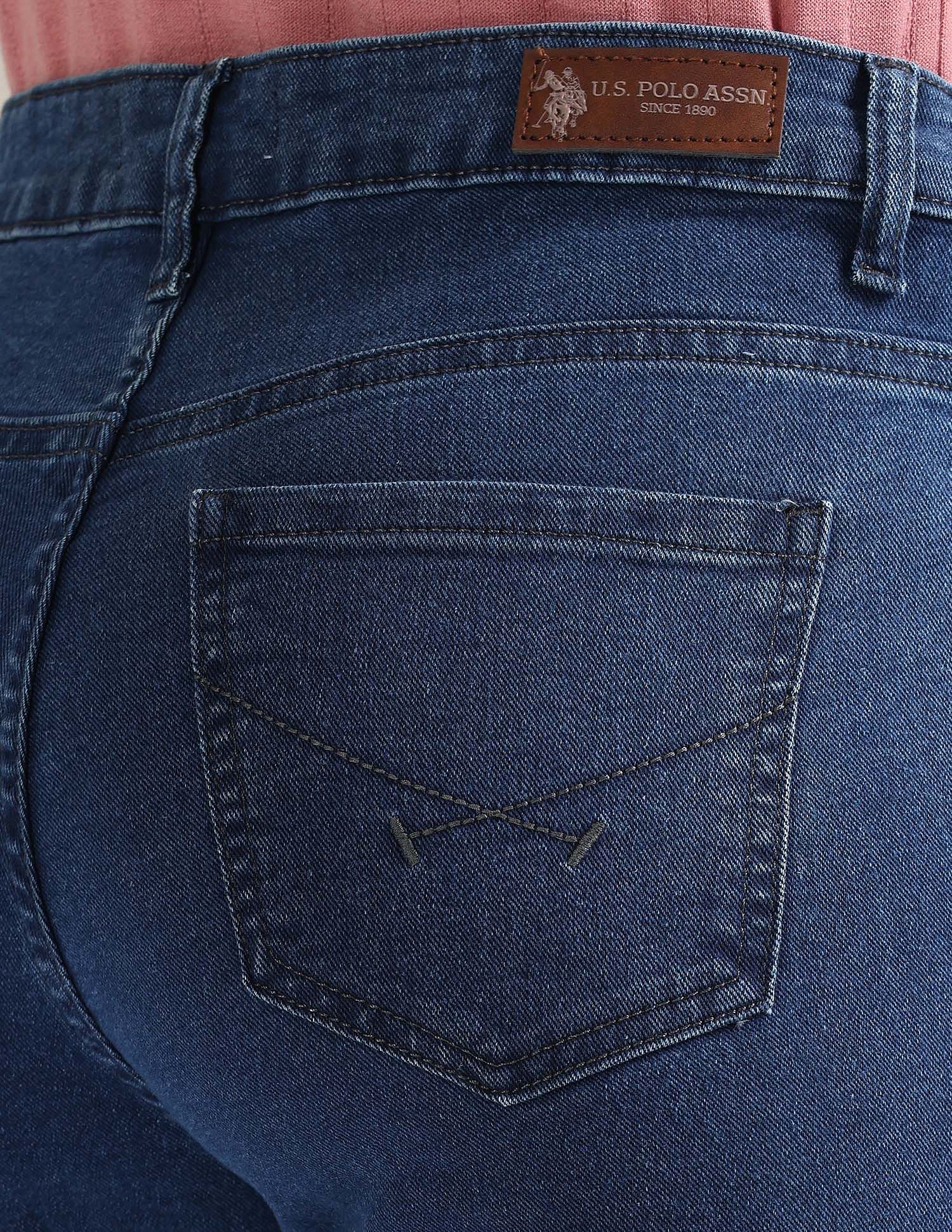 Slim Fit Blue Jeans Blue - U.S. POLO ASSN. | Large