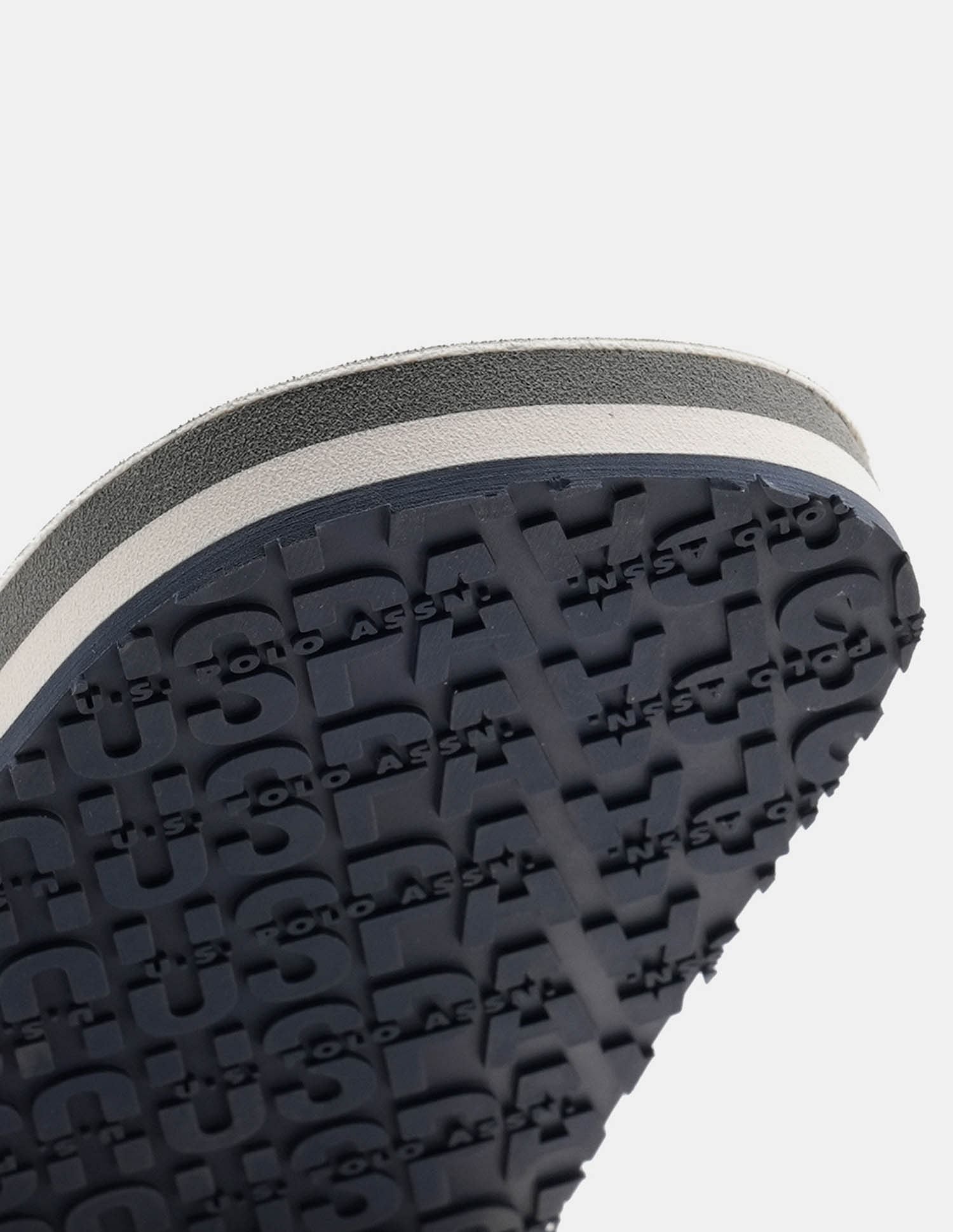 Men Nesta Striped Flip Flops Light Grey - U.S. POLO ASSN. | Large