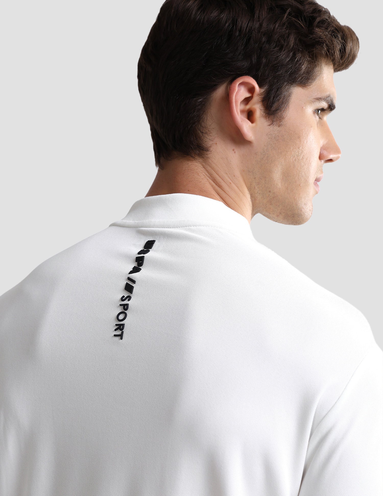 Solid Slim Fit Active Polo Shirt White - U.S. Polo Assn. India | Large