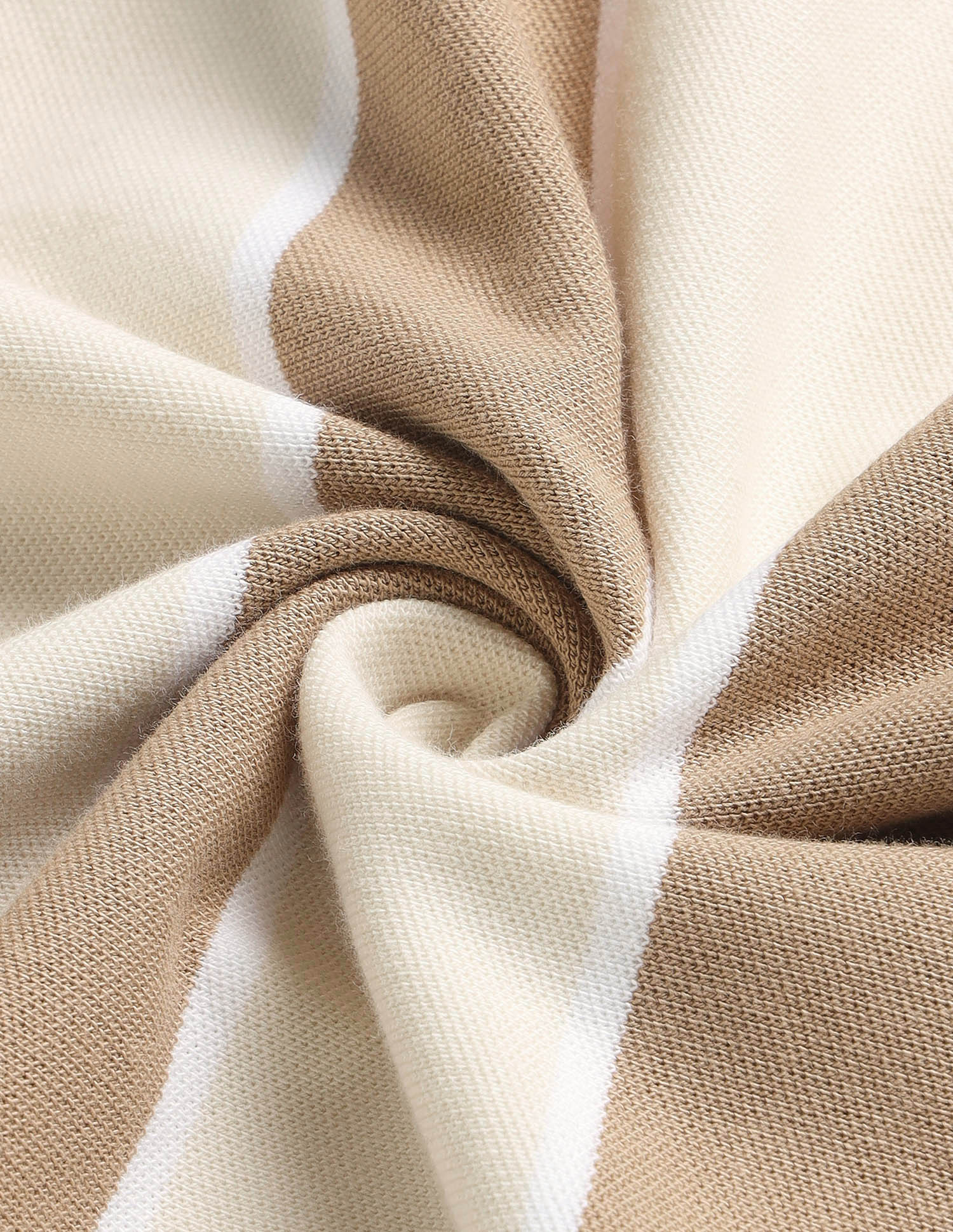 Sotogrande Vertical Striped Polo Shirt Beige - U.S. Polo Assn. India | Large