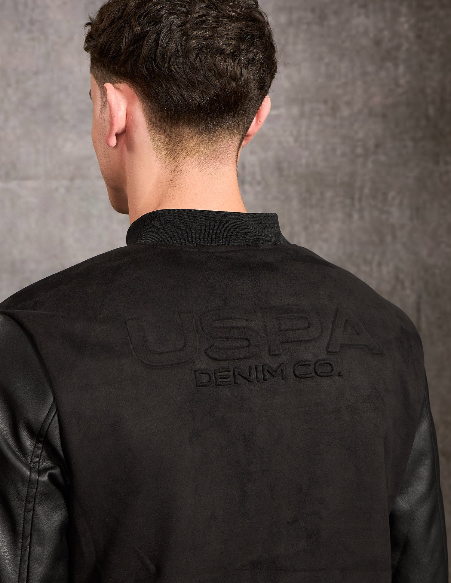 Brand Embossed Black & Gold Jacket Black - U.S. POLO ASSN. | Large