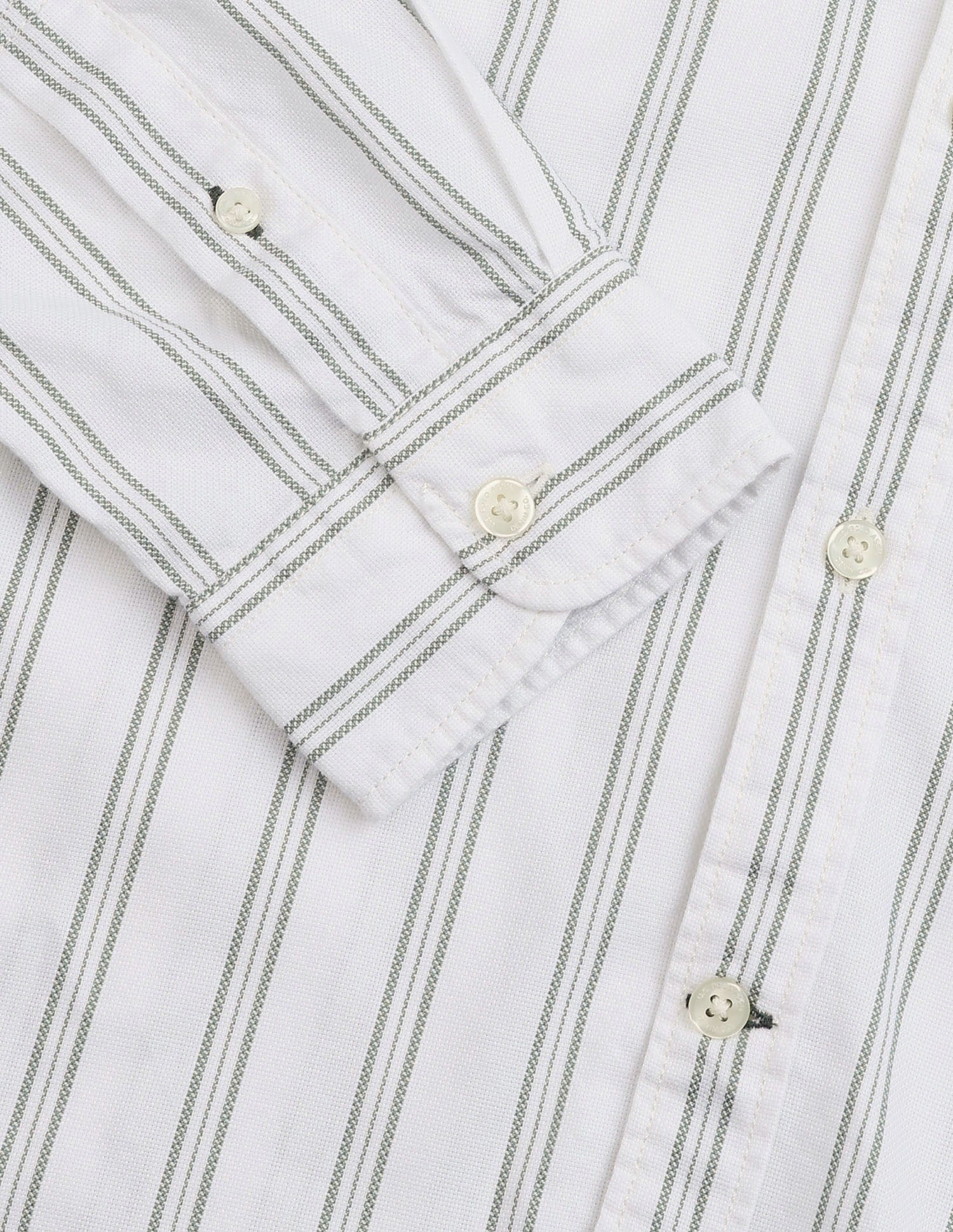 Vertical Striped Regular Fit Shirt White - U.S. Polo Assn. India | Large