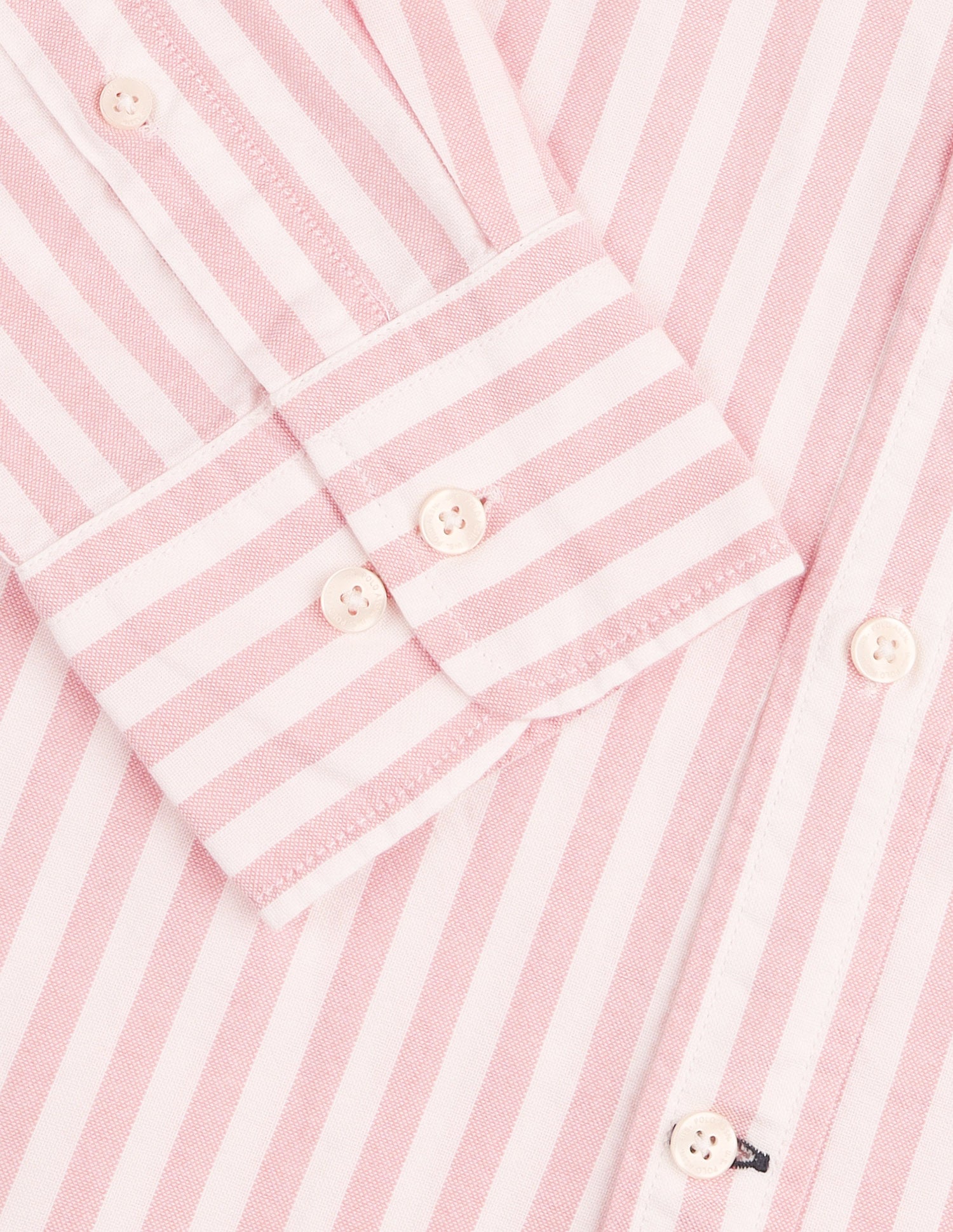 Vertical Striped Oxford Shirt Pink - U.S. Polo Assn. India | Large