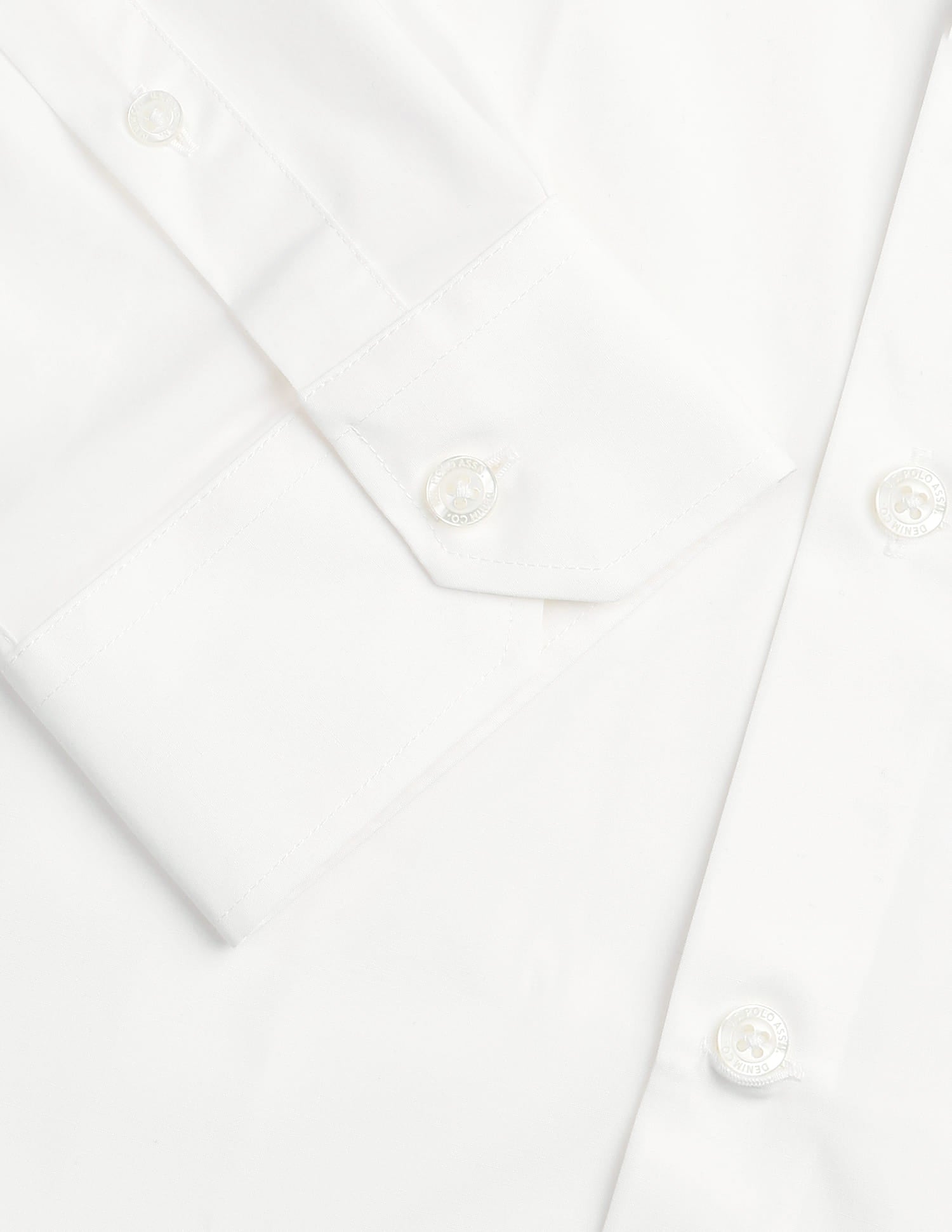 Solid Regular Fit Shirt White - U.S. Polo Assn. India | Large