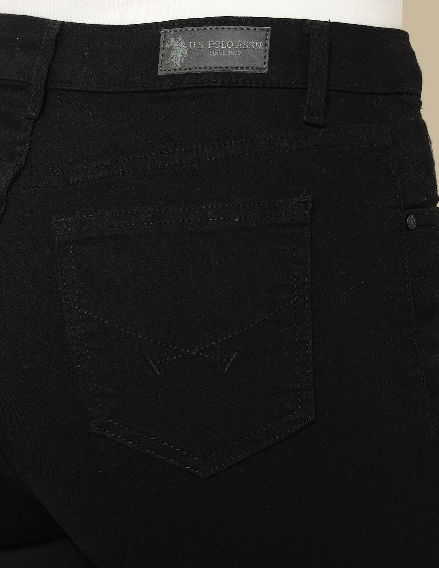 High Rise Bootcut Jeans Black - U.S. Polo Assn. India | Large