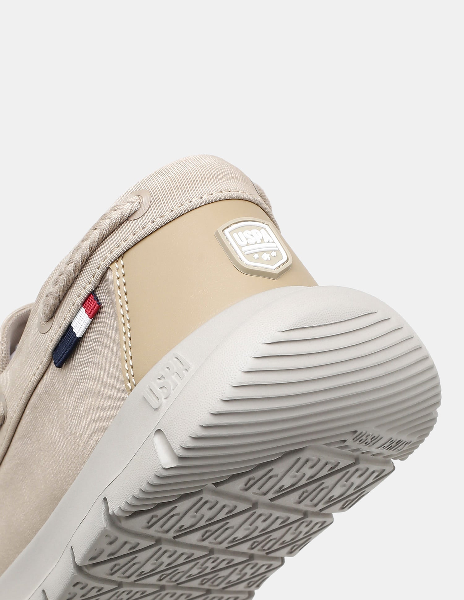 Round Toe Slip Ons Ciro Sneakers Beige - U.S. Polo Assn. India | Large