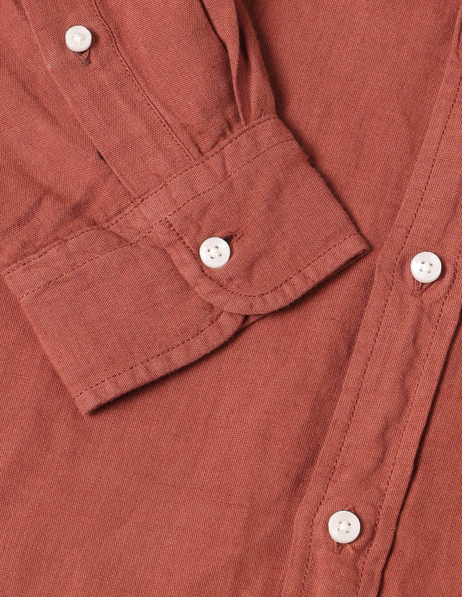 Solid Mandarin Shirt Brown - U.S. Polo Assn. India | Large
