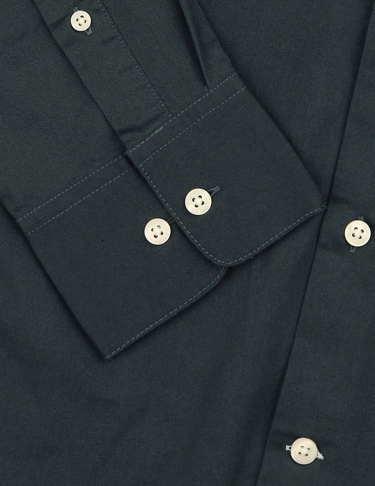 Twill Tailored Fit Shirt Grey - U.S. Polo Assn. India | Large