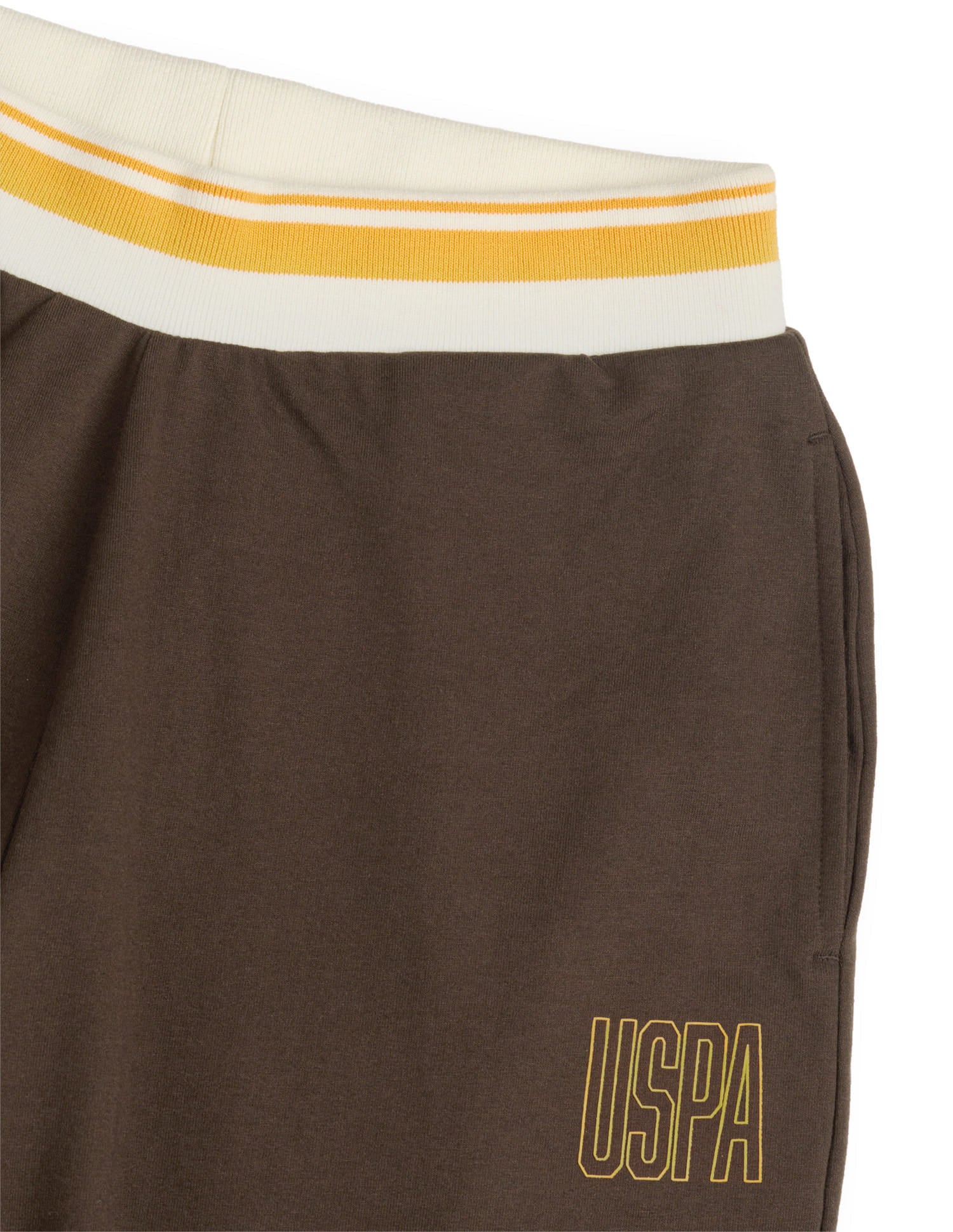 High Rise Wide Leg Trousers Brown - U.S. Polo Assn. India | Large