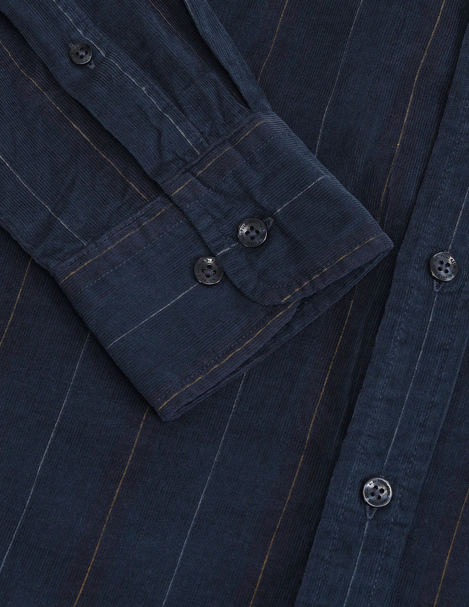 Tailored Fit Button Down Shirt Navy - U.S. Polo Assn. India | Large