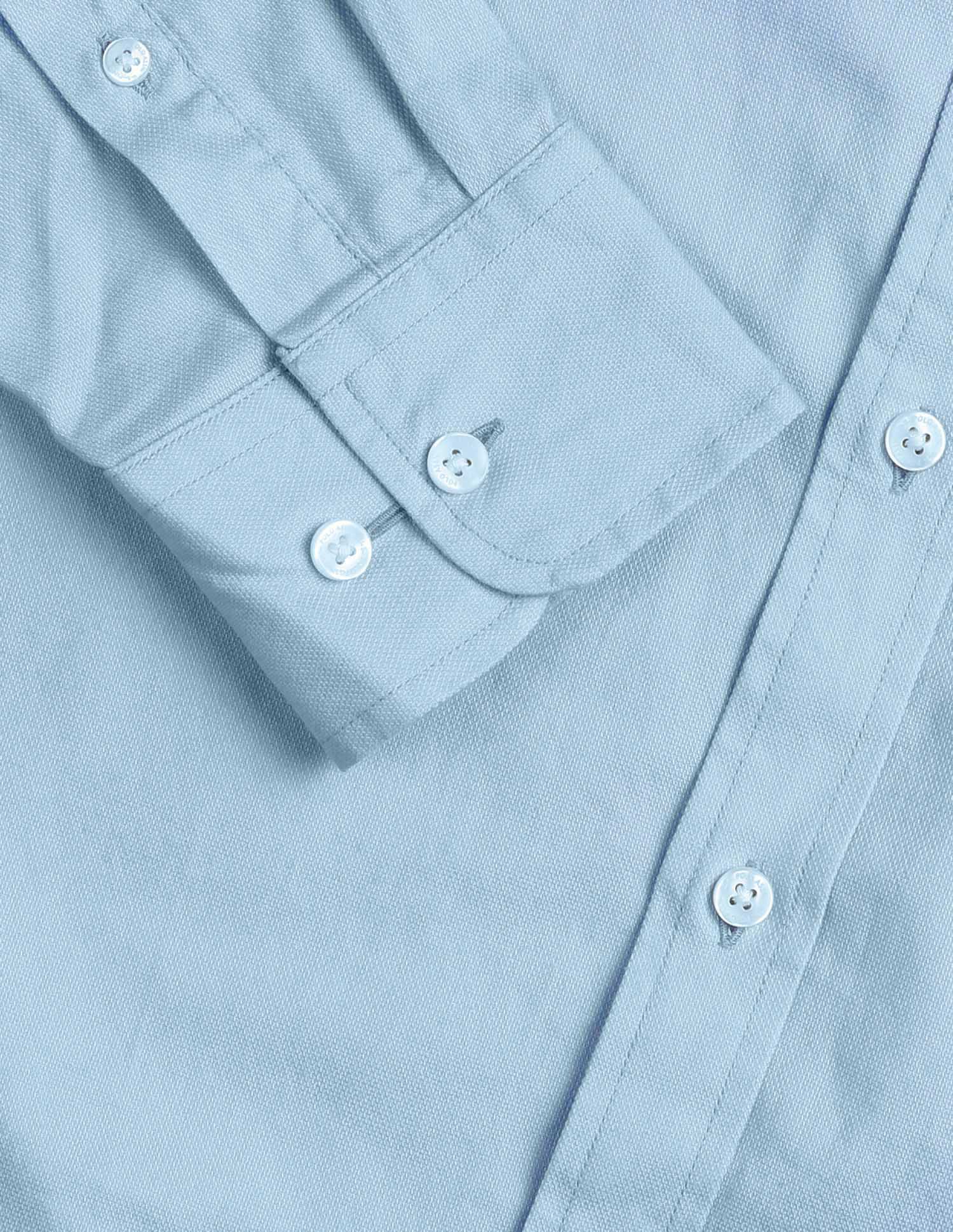Tailored Fit Dobby Shirt Blue - U.S. Polo Assn. India | Large