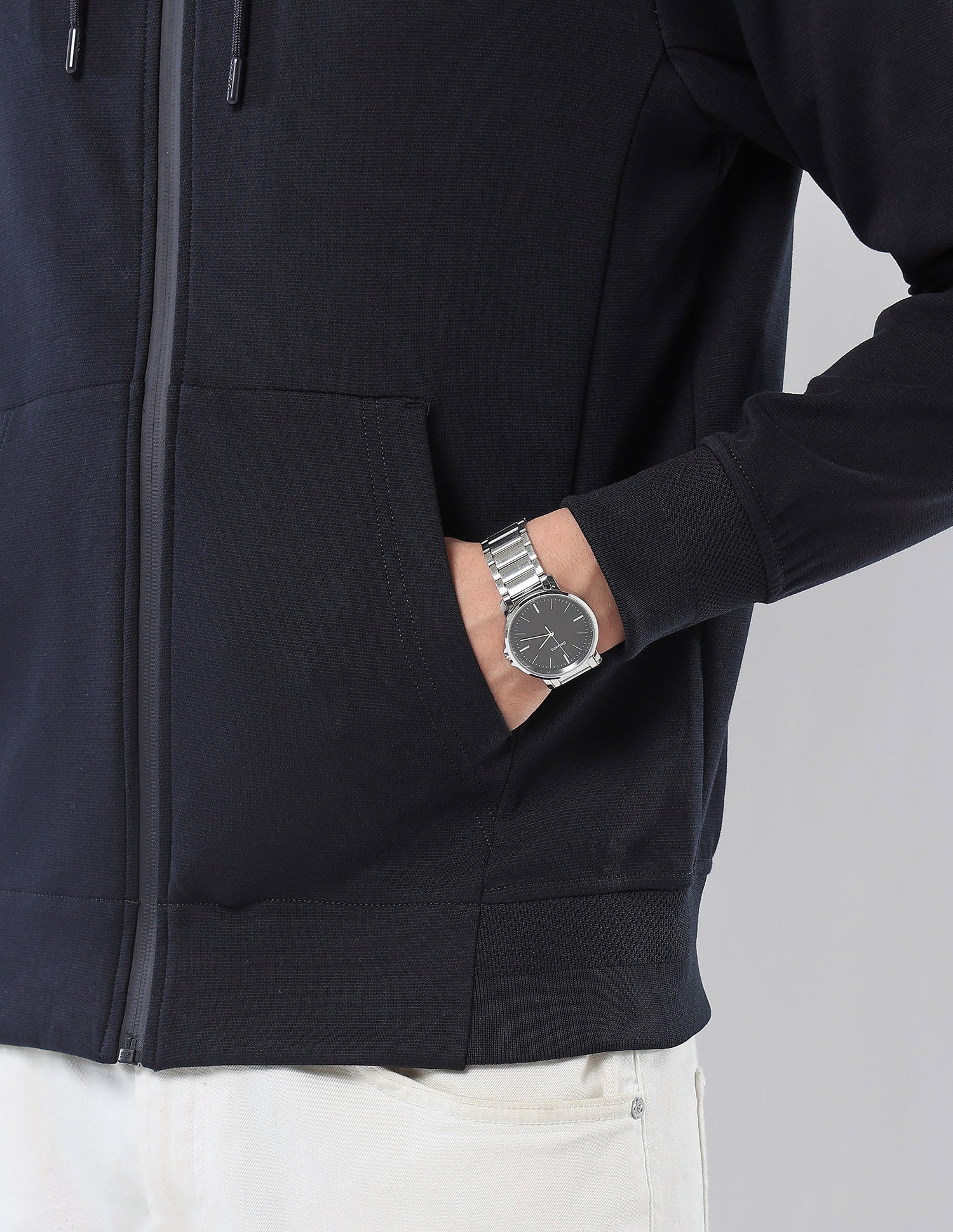 Solid Regular Fit Sweatshirt Navy - U.S. POLO ASSN. | Large