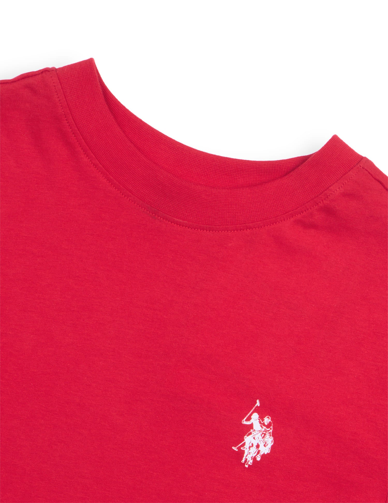 Solid Regular Fit T-Shirt Red - U.S. Polo Assn. India | Large