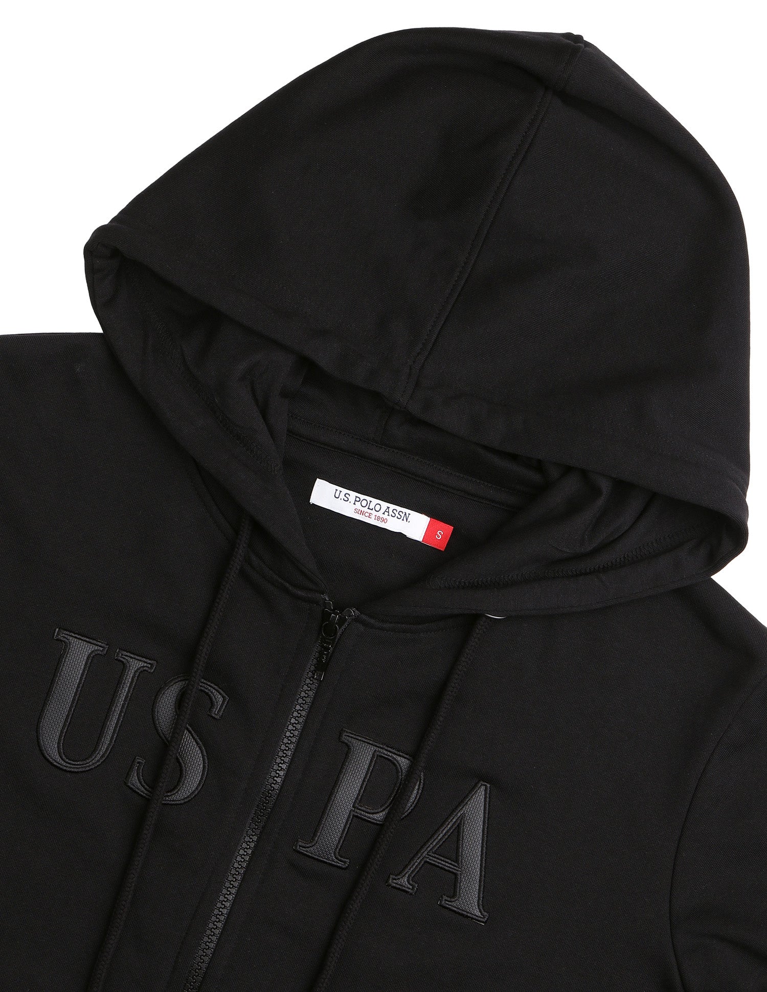Brand Foil Printed Regular Fit Sweatshirt Black - U.S. Polo Assn. India | Large